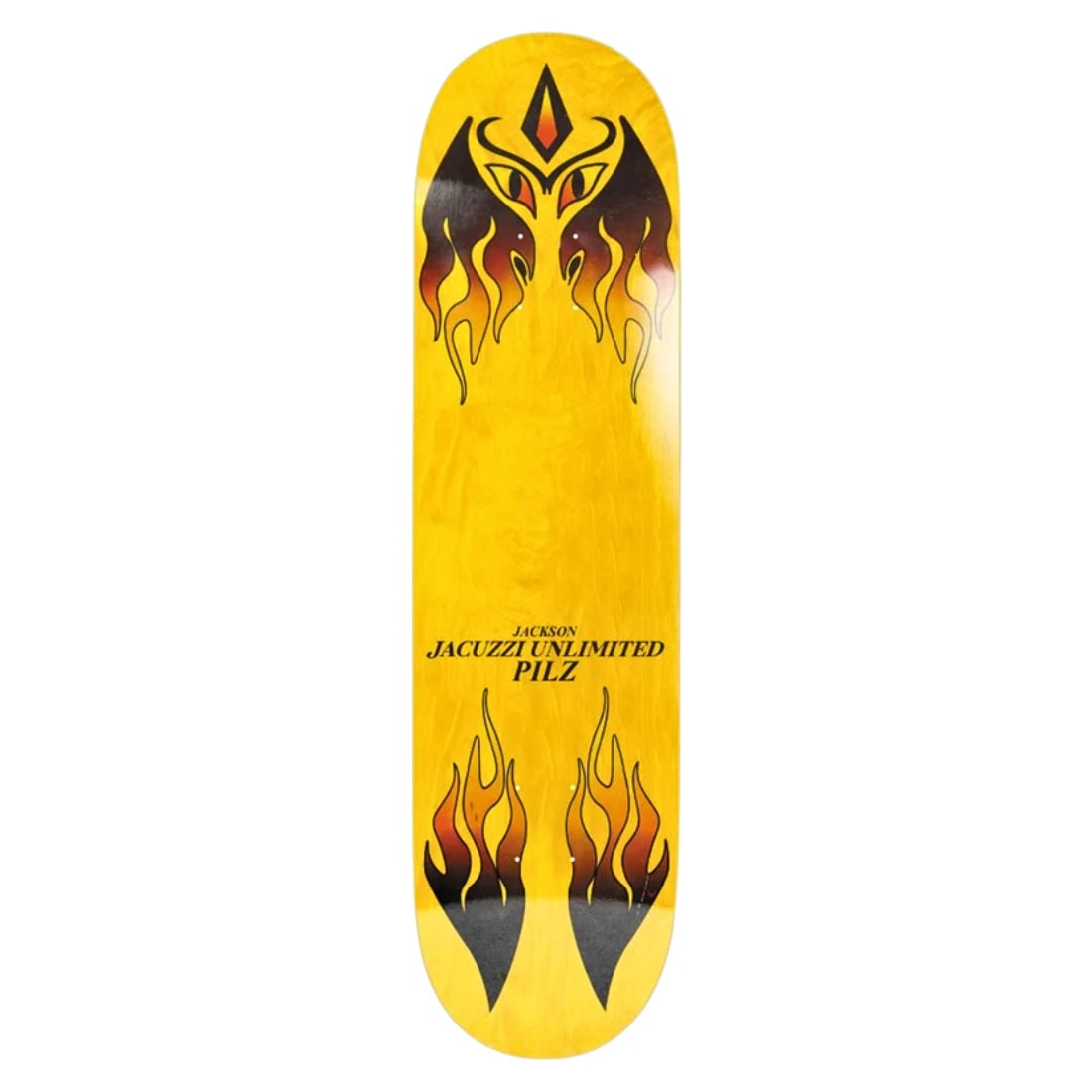 Jacuzzi Unlimited 8.0" Jackson Pilz Skim Board EX7 Deck - Yellow - Skateboard Deck by Jacuzzi Unlimited 8.0 inch