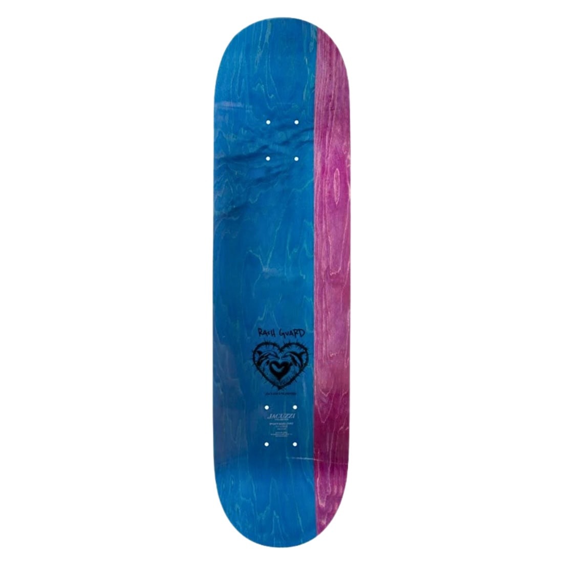 Jacuzzi Unlimited 8.0&quot; Jackson Pilz Skim Board EX7 Deck - Yellow - Skateboard Deck by Jacuzzi Unlimited 8.0 inch