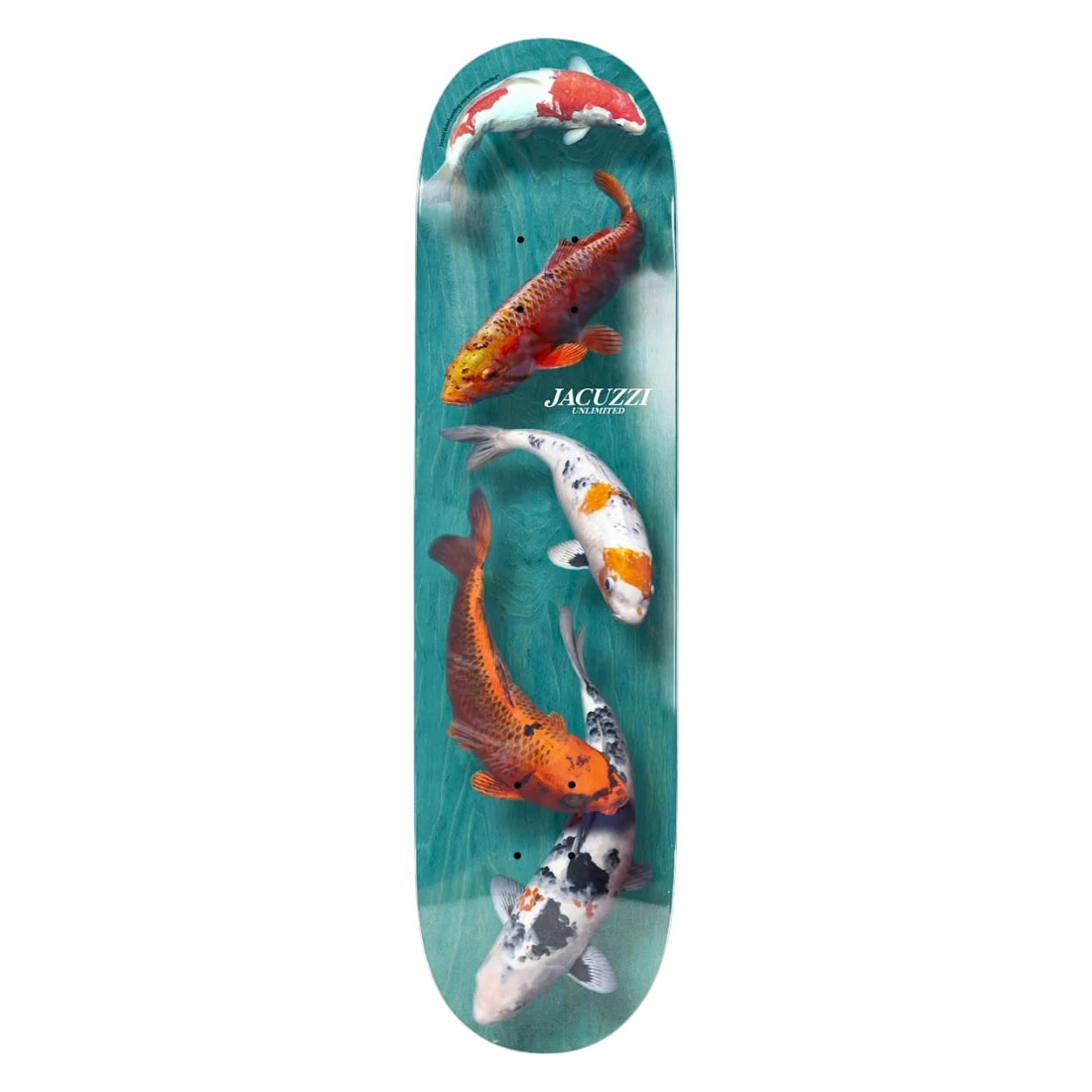 Jacuzzi Unlimited 8.25&quot; 500 Years Deck - Blue - Skateboard Deck by Jacuzzi Unlimited 8.25 inch