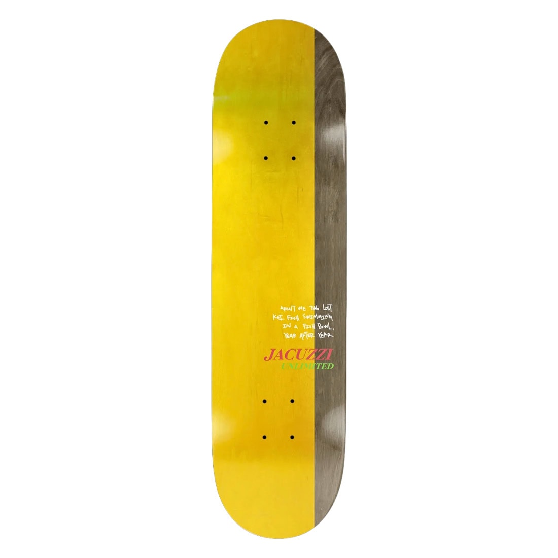 Jacuzzi Unlimited 8.25&quot; 500 Years Deck - Blue - Skateboard Deck by Jacuzzi Unlimited 8.25 inch