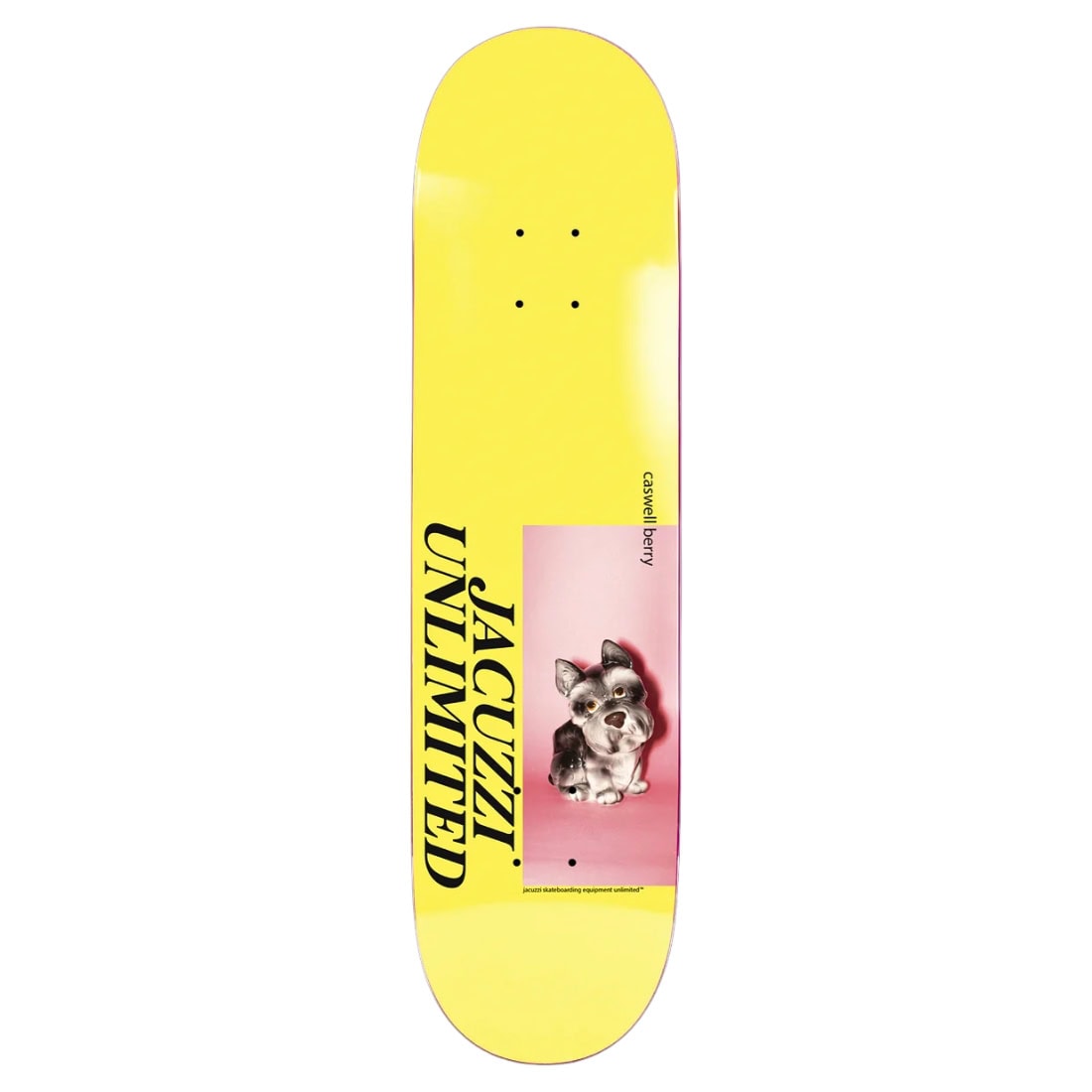 Jacuzzi Unlimited 8.25 Caswell Berry Bear Deck - Yellow - Skateboard Deck by Jacuzzi Unlimited 8.25 inch