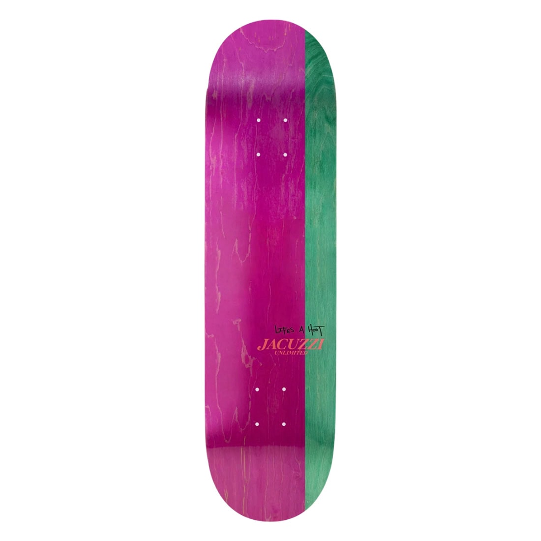 Jacuzzi Unlimited 8.375" Pulizzi Hoo EX7 Deck - Orange - Skateboard Deck by Jacuzzi Unlimited 8.375 inch