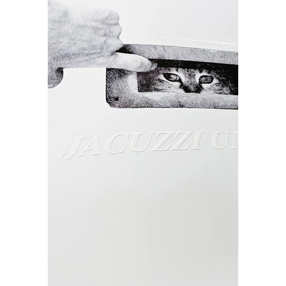 Jacuzzi Unlimited 8.375&quot; The Musical Skate Deck - White - Skateboard Deck by Jacuzzi Unlimited 8.375 inch