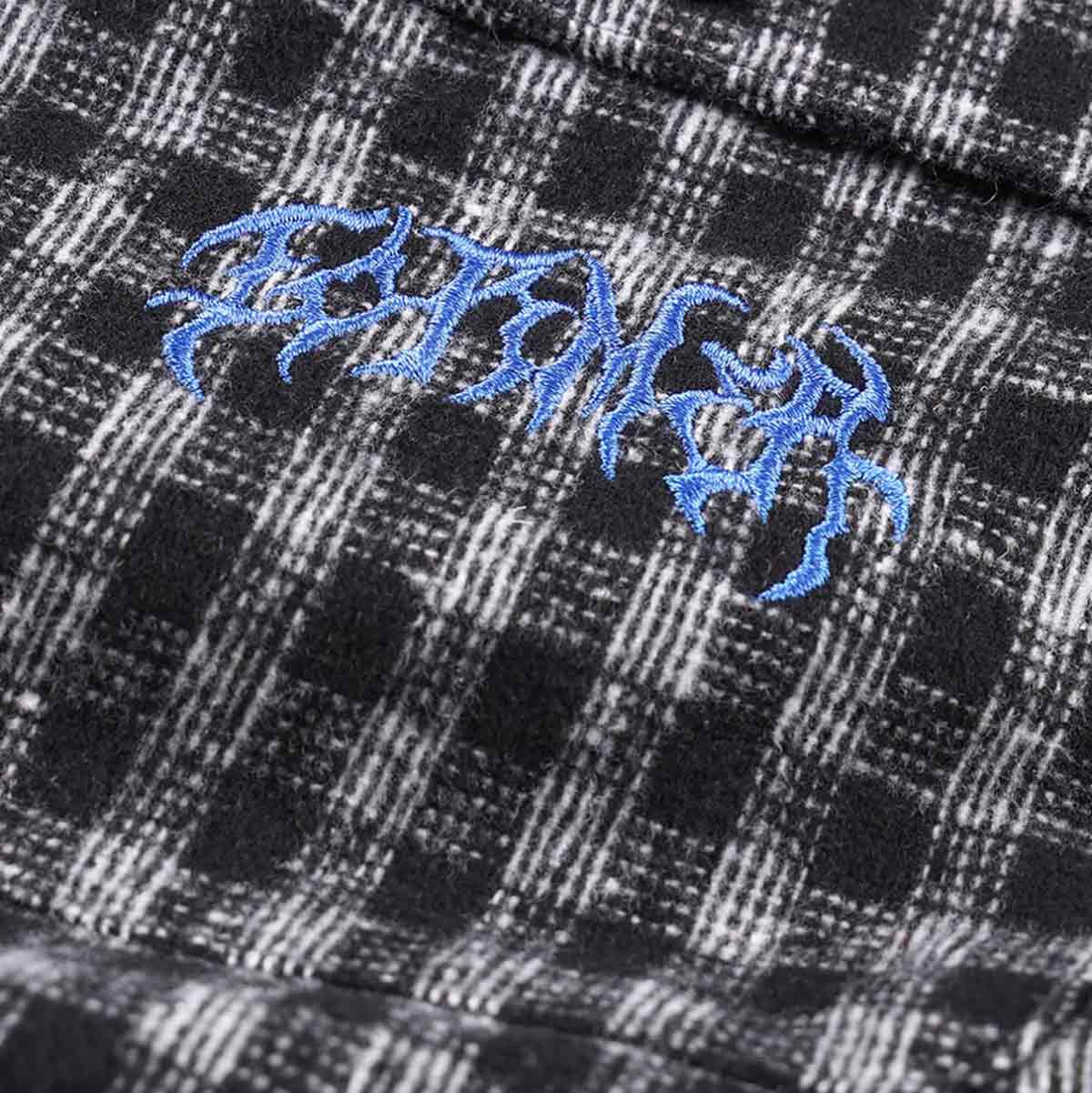 Former Vivian Flannel Longsleeve Shirt - Worn Black - Mens Casual Shirt by Former