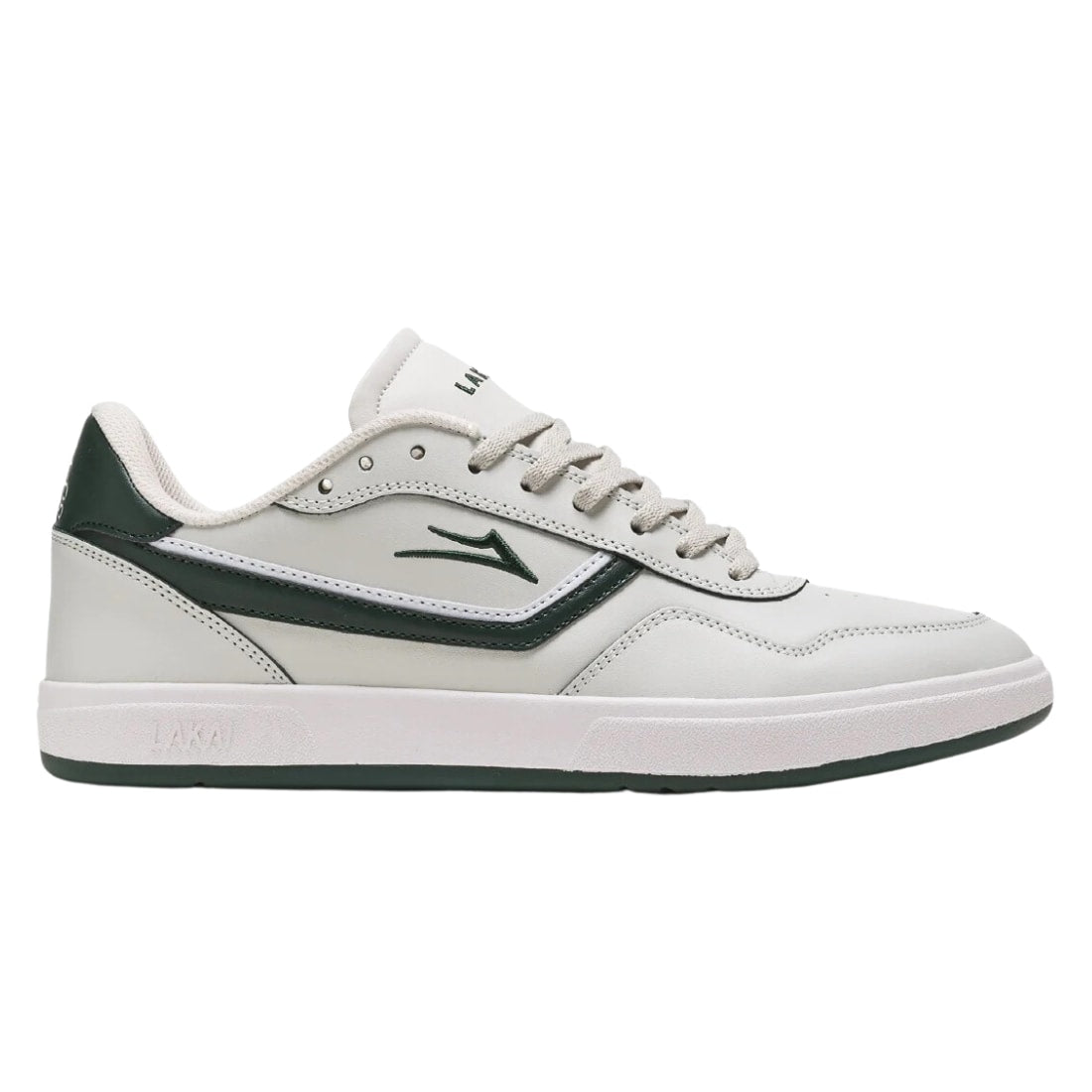 Lakai Terrace Skate Shoes - Cream/Pine Leather - Mens Skate Shoes by Lakai