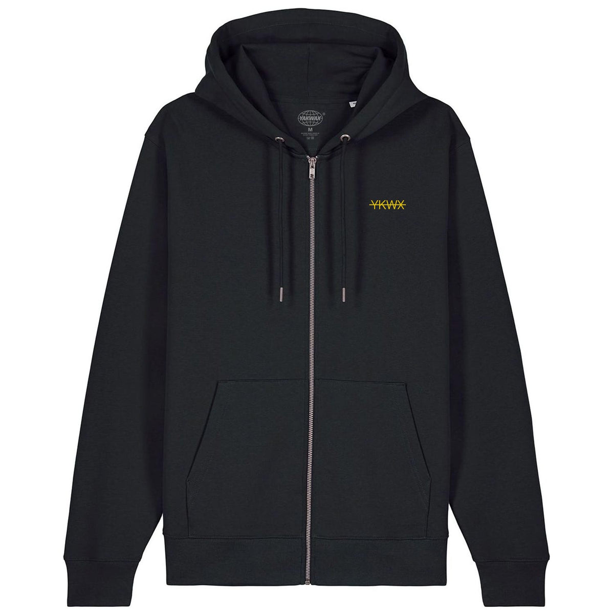 Yakwax Line Up Zip Hoodie - Black/Wu - Mens Zip Up Hoodie by Yakwax