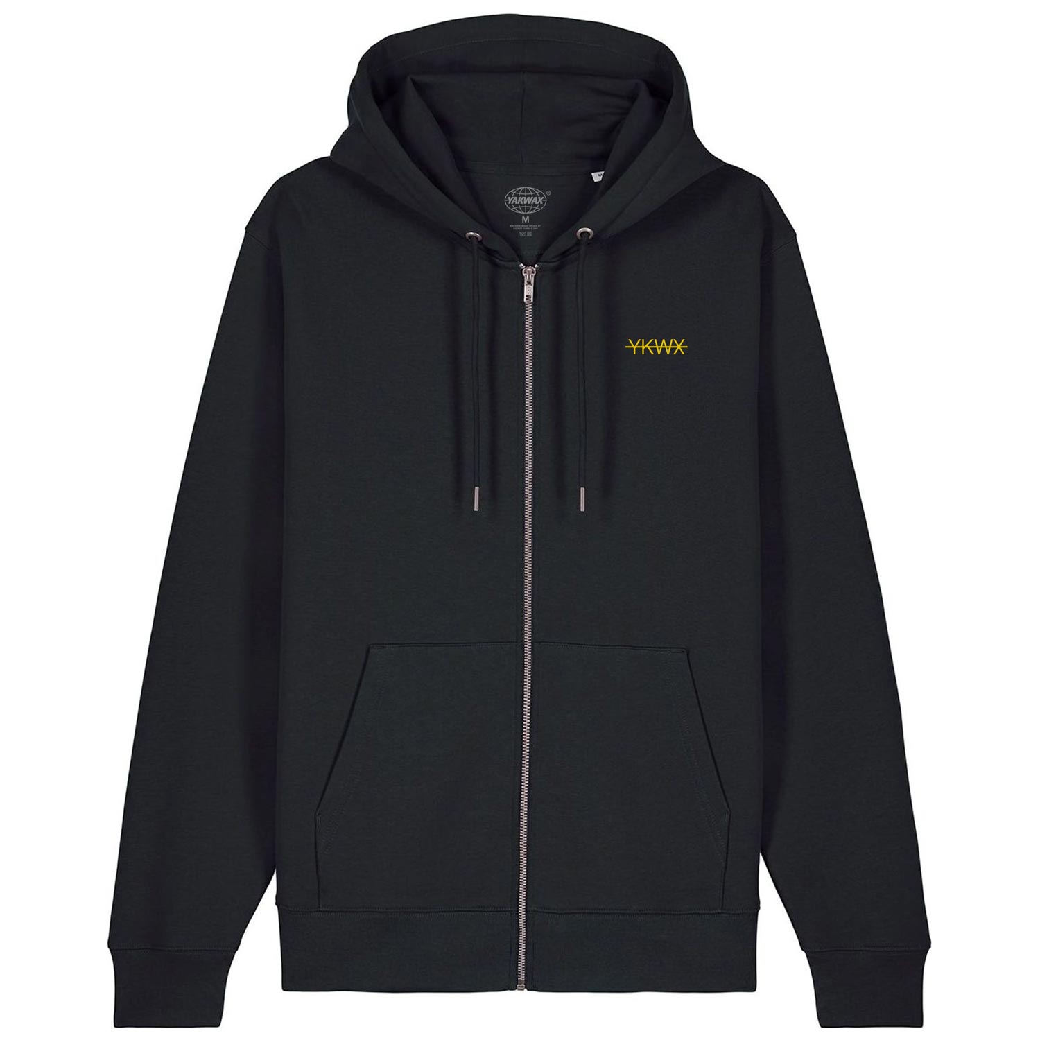Yakwax Line Up Zip Hoodie - Black/Wu - Mens Zip Up Hoodie by Yakwax