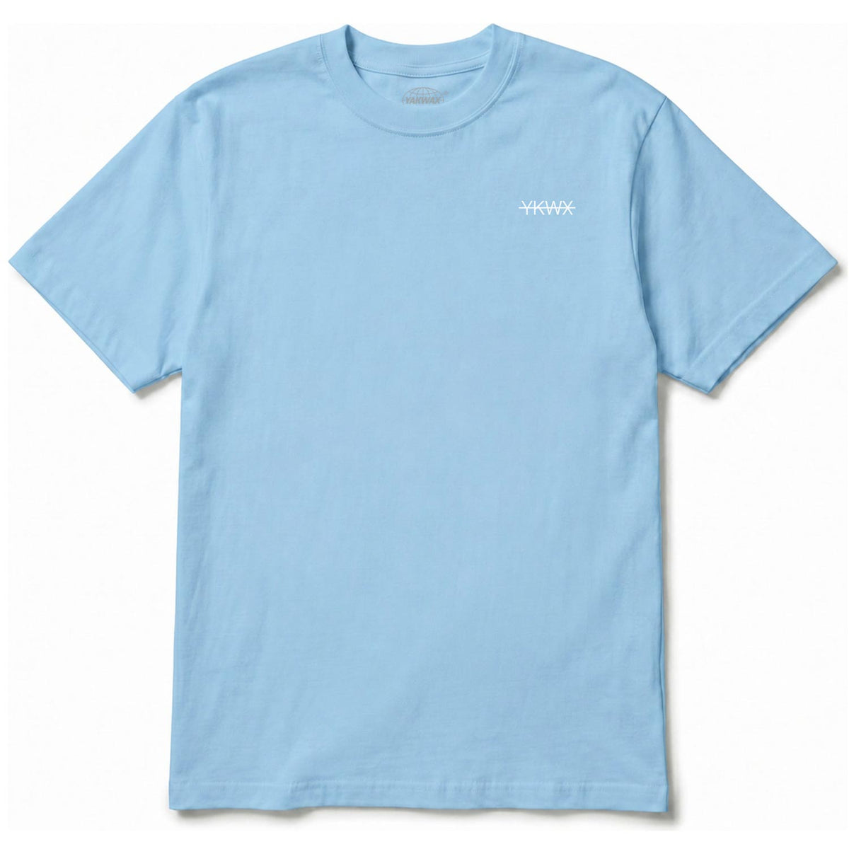 Yakwax Line Up T-Shirt - Sky Blue/White - Mens Graphic T-Shirt by Yakwax