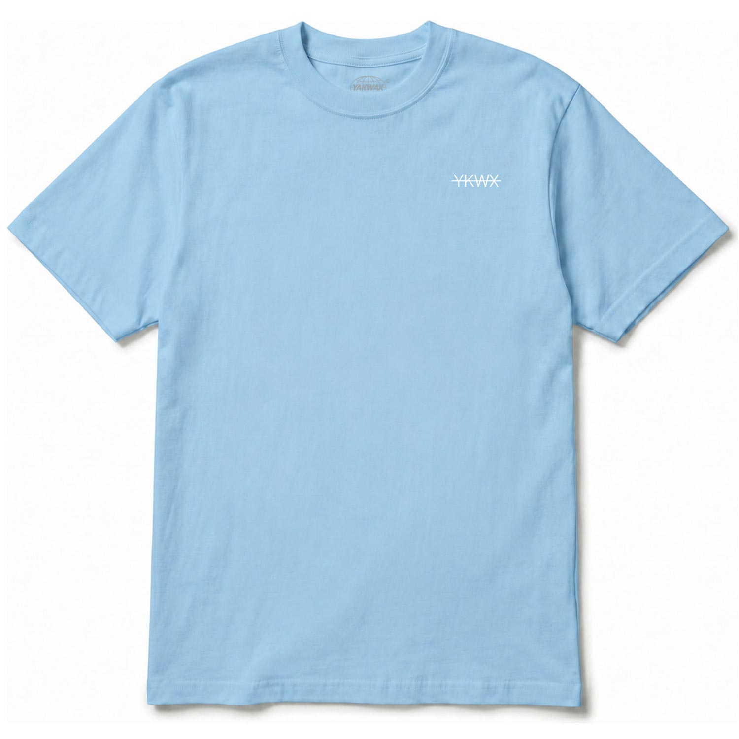 Yakwax Line Up T-Shirt - Sky Blue/White - Mens Graphic T-Shirt by Yakwax