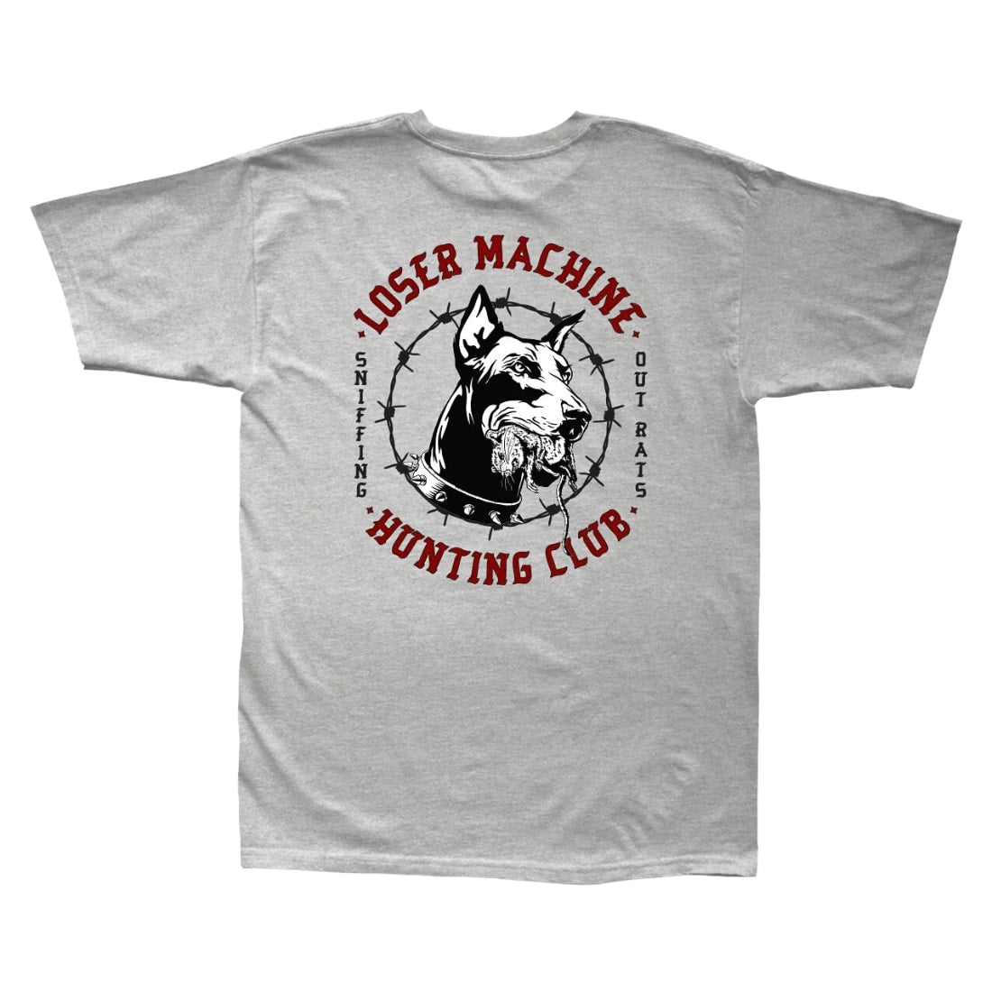 Loser Machine Hunting Club T-Shirt - Heather Grey