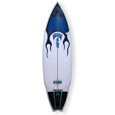 Lost 5'7 Sub Scorcher Sting Second Hand Surfboard - 27.5L - White/Blue - Second Hand Shortboard by Lost 5ft 7