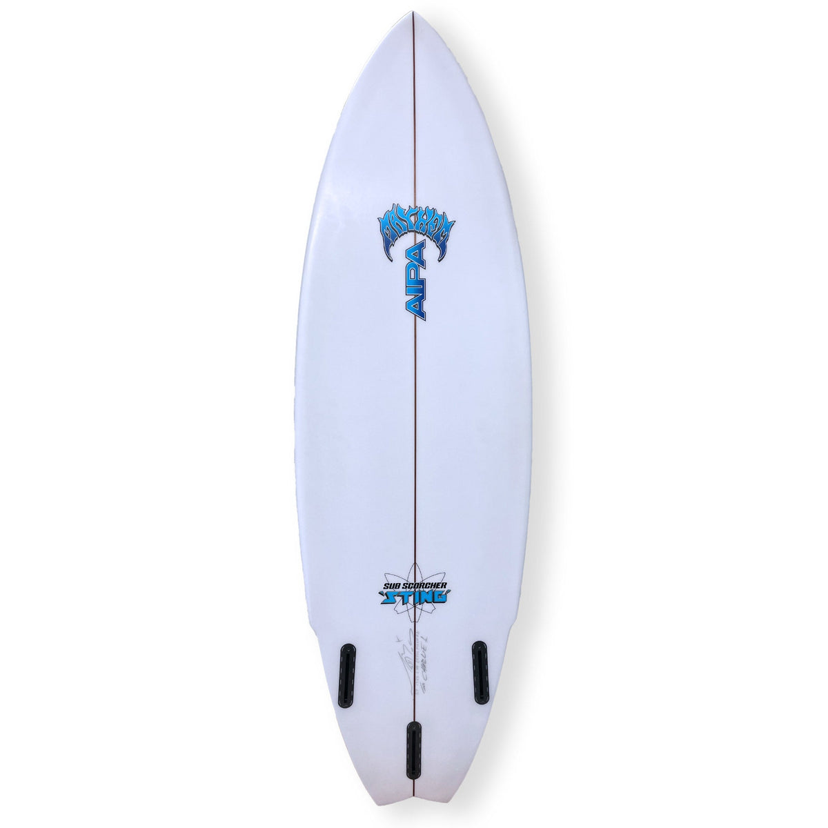 Lost 5'7 Sub Scorcher Sting Second Hand Surfboard - 27.5L - White/Blue - Second Hand Shortboard by Lost 5ft 7