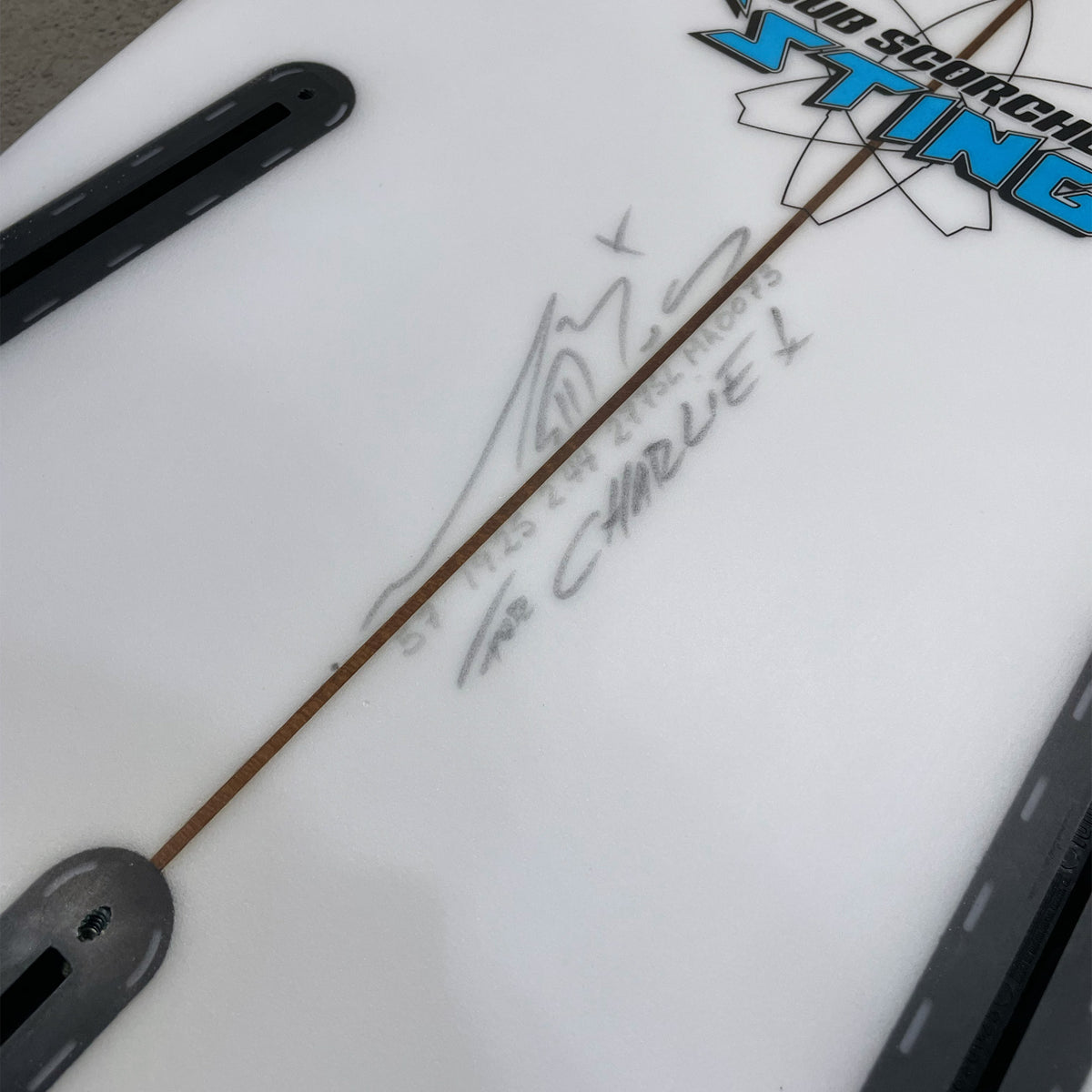 Lost 5'7 Sub Scorcher Sting Second Hand Surfboard - 27.5L - White/Blue - Second Hand Shortboard by Lost 5ft 7