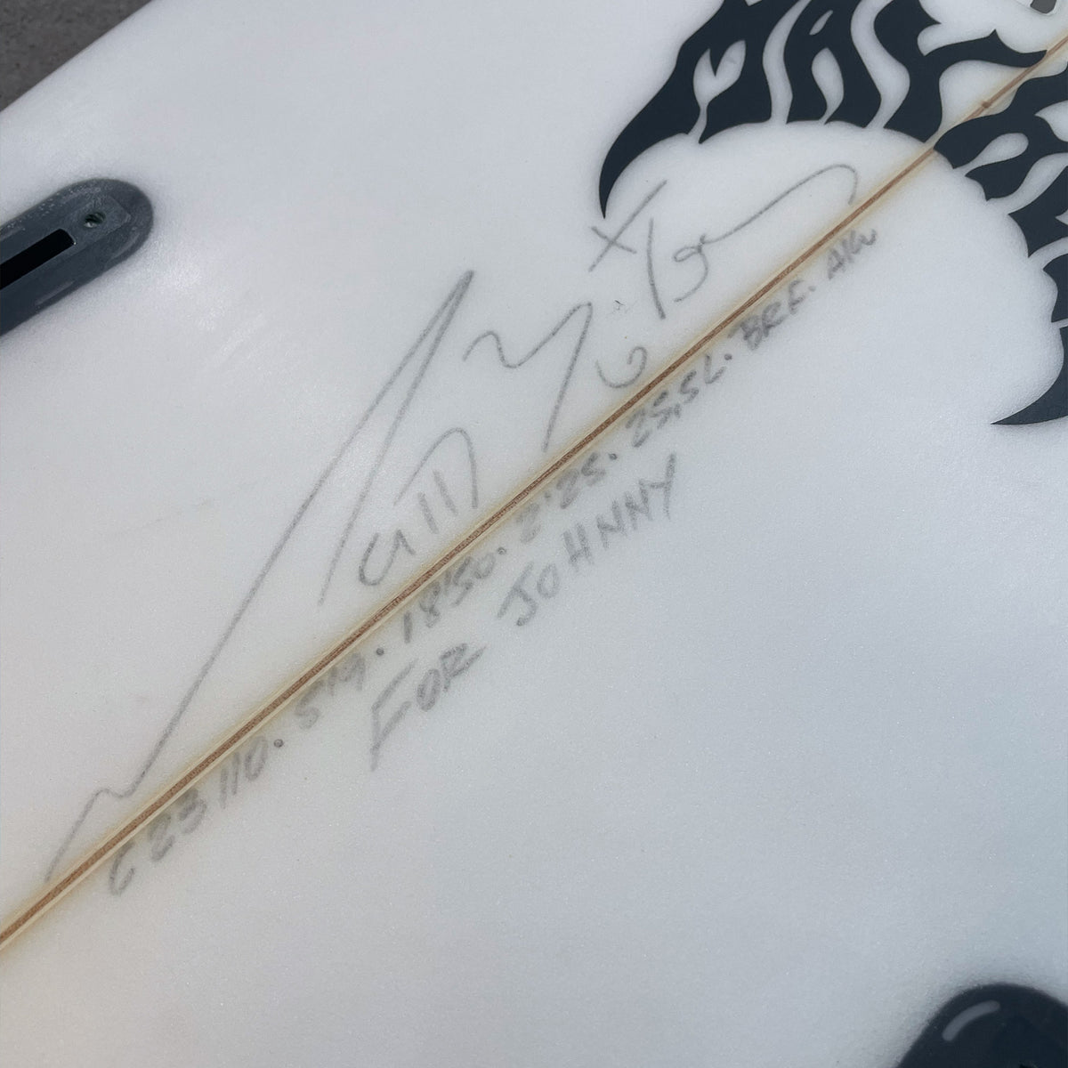 Lost 5'9 Sub Driver Thumb Tail Second Hand Shortboard - 25.5L - White - Second Hand Shortboard by Lost 5ft 9