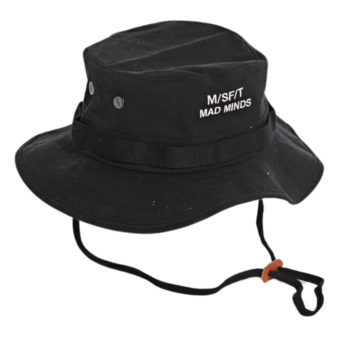 Misfit Canvas Boonie Hat - Black - Bucket Hat by Misfit One Size