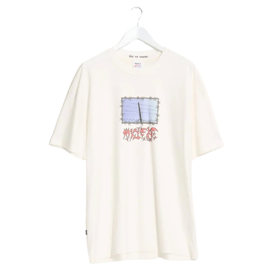 Misfit Panoramic Heaven T-Shirt - Pigment Thrift White - Mens Graphic T-Shirt by Misfit