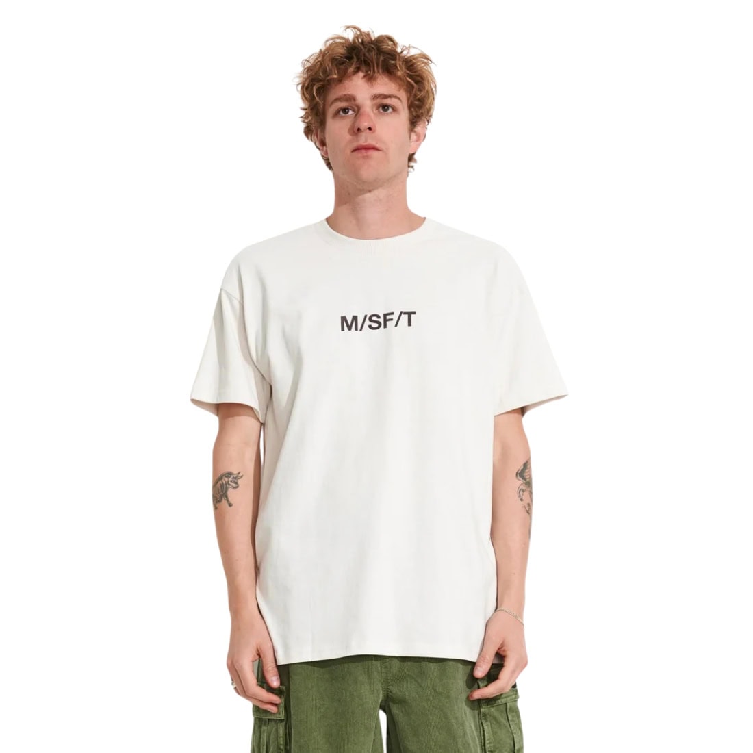 Misfit Supercorporate 2.0 T-Shirt - Thrift White - Mens Graphic T-Shirt by Misfit