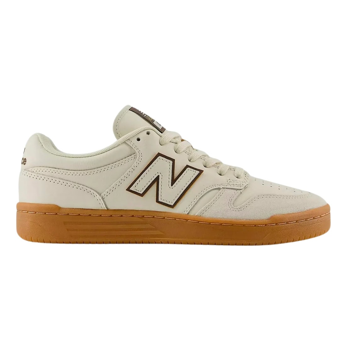 New Balance Numeric NM480 Andrew Reynolds Skate Shoes - Sea Salt/Brown Gum - Mens Skate Shoes by New Balance Numeric