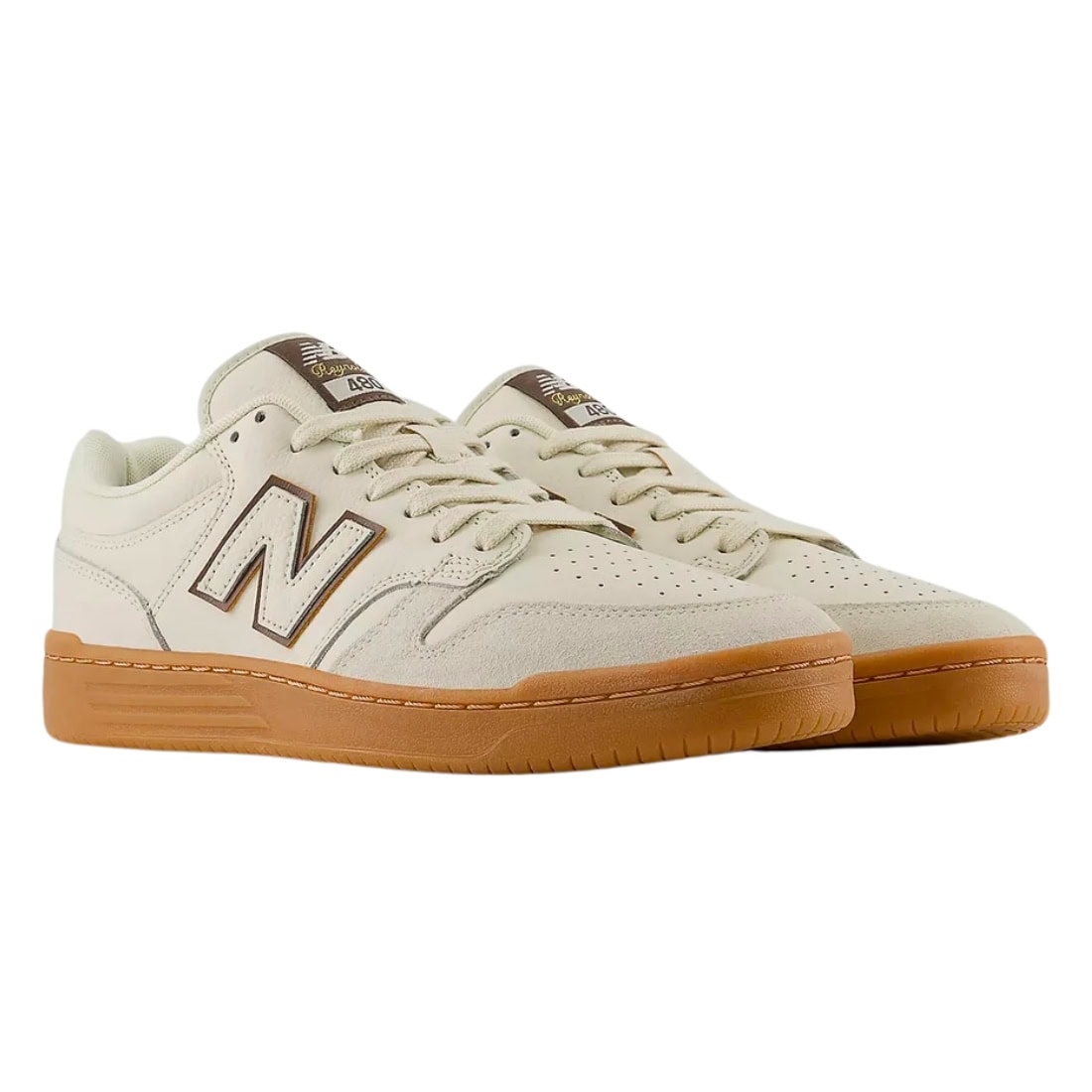 New Balance Numeric NM480 Andrew Reynolds Skate Shoes - Sea Salt/Brown Gum - Mens Skate Shoes by New Balance Numeric