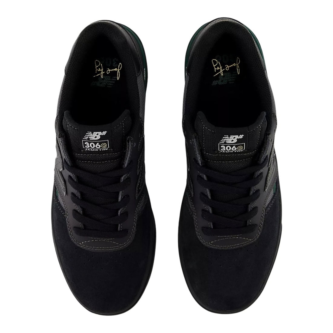 New Balance Numeric 306 Jamie Foy Cup Skate Shoes - Black/Nightwatch Green - Mens Skate Shoes by New Balance Numeric