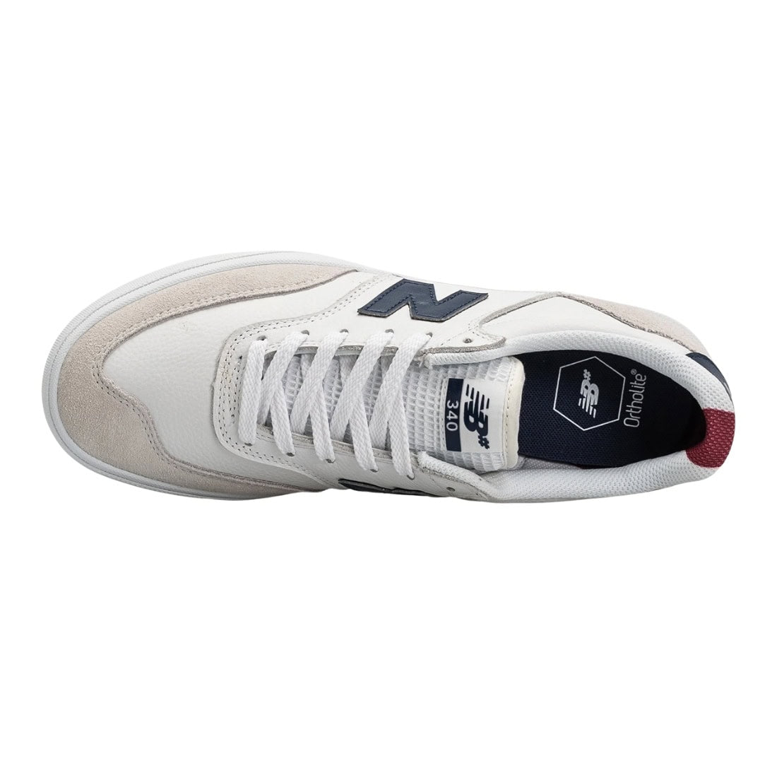 New Balance Numeric 340 Skate Shoes - White/Nb Navy - Mens Skate Shoes by New Balance Numeric