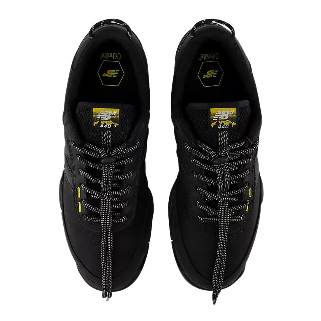 New Balance Numeric 440 Trek Shoes - Black/Happy Yellow - Mens Casual Shoes by New Balance Numeric