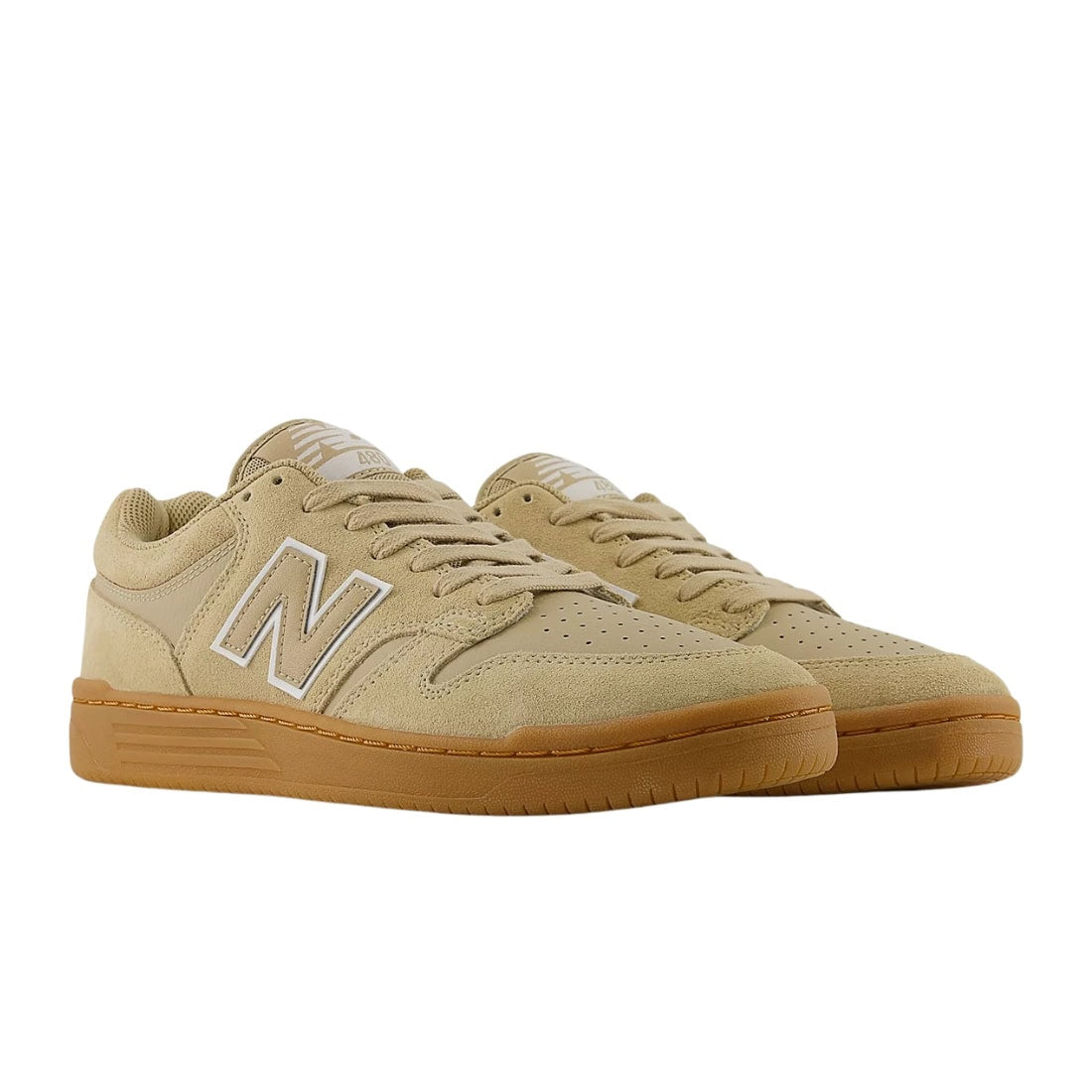New Balance Numeric 480 Skate Shoes - Incense/White/Gum - Mens Skate Shoes by New Balance Numeric