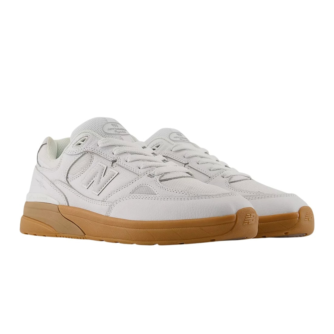 New Balance Numeric 933 Reynolds Skate Shoes - White/Black/Gum - Mens Skate Shoes by New Balance Numeric