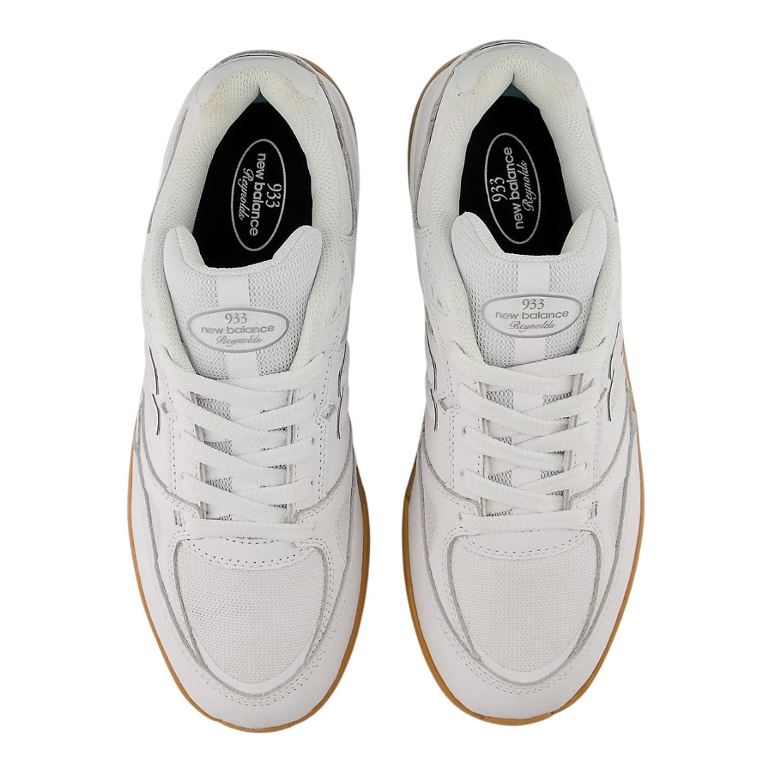 New Balance Numeric 933 Reynolds Skate Shoes - White/Black/Gum - Mens Skate Shoes by New Balance Numeric