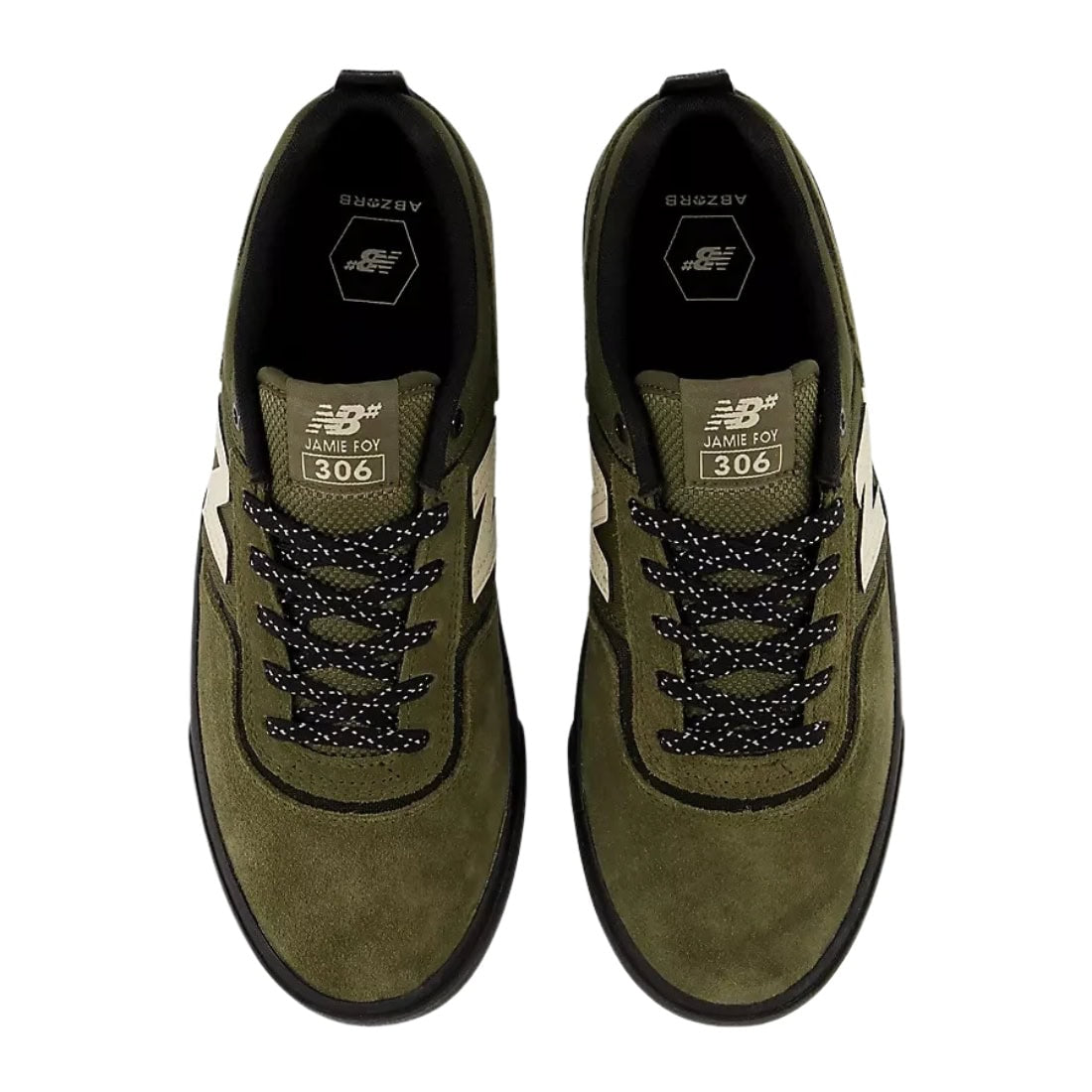 New Balance Numeric Foy 306 Skate Shoes - Dark Moss/Black - Mens Skate Shoes by New Balance Numeric