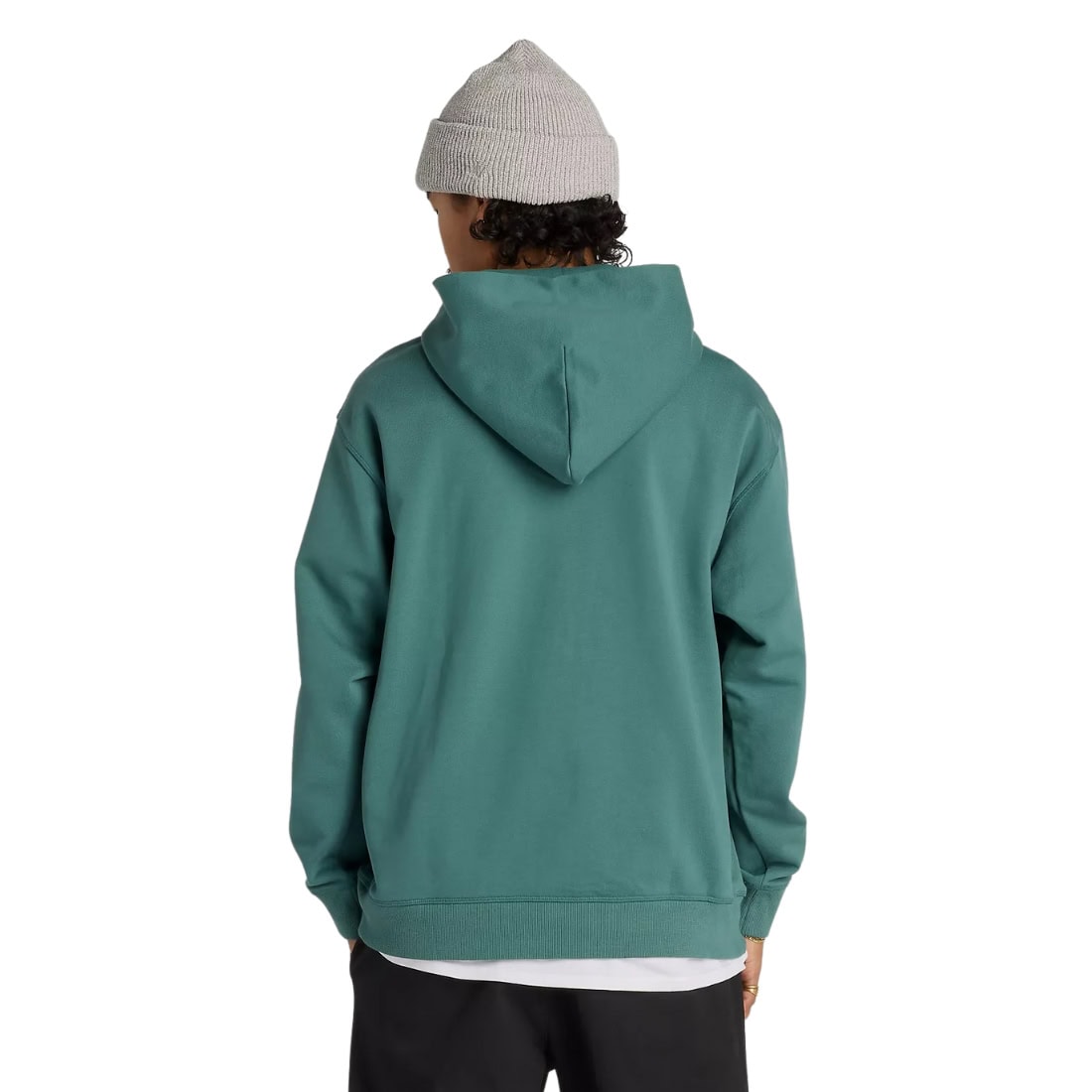 New Balance Numeric French Terry Hoodie - New Spruce - Mens Pullover Hoodie by New Balance Numeric