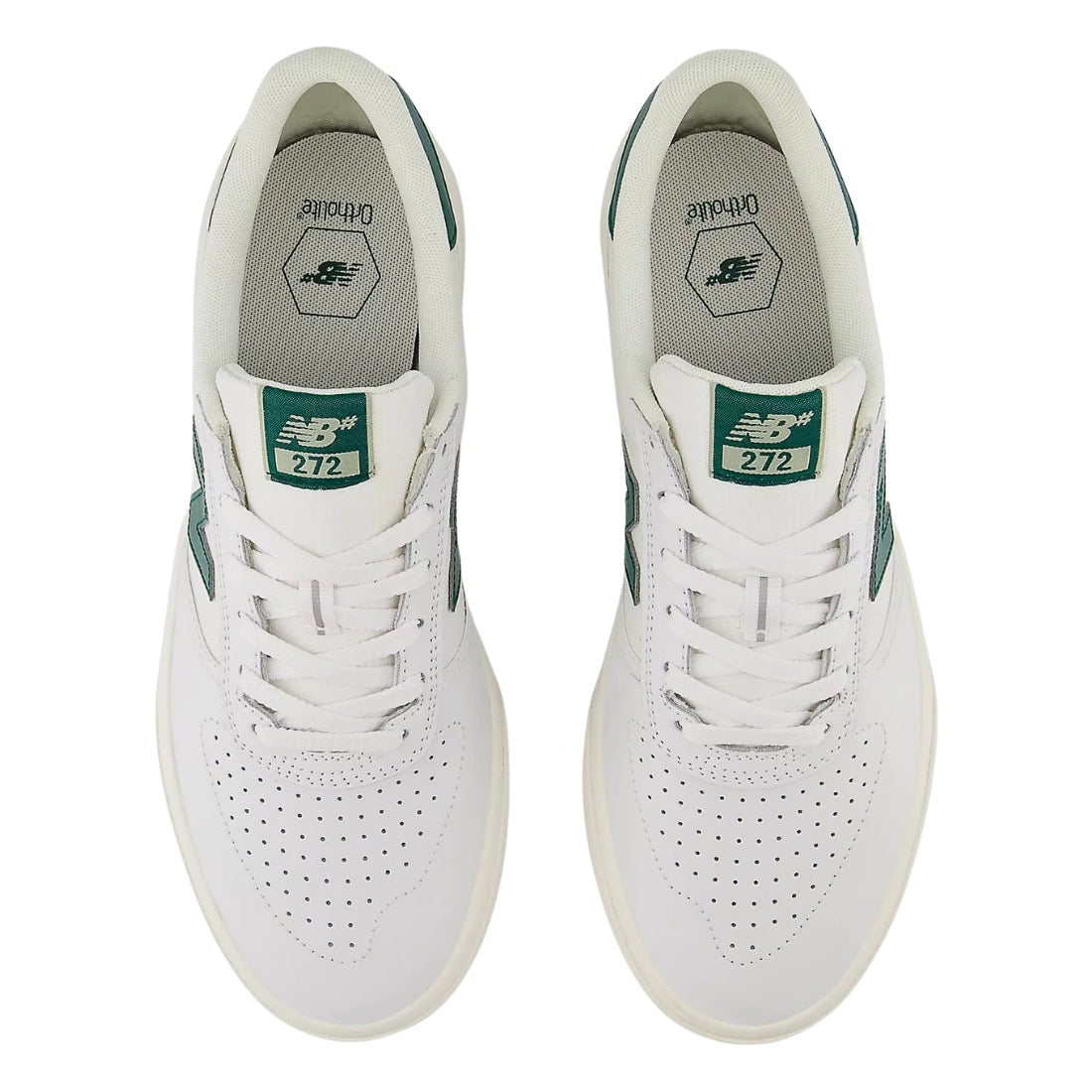 New Balance Numeric NM272 Skate Shoes - White/Green - Mens Skate Shoes by New Balance Numeric