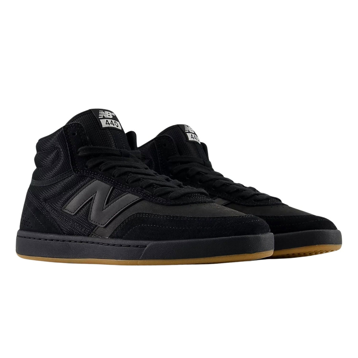 New Balance Numeric NM440 High Skate Shoes - Black/Gum - Mens Skate Shoes by New Balance Numeric