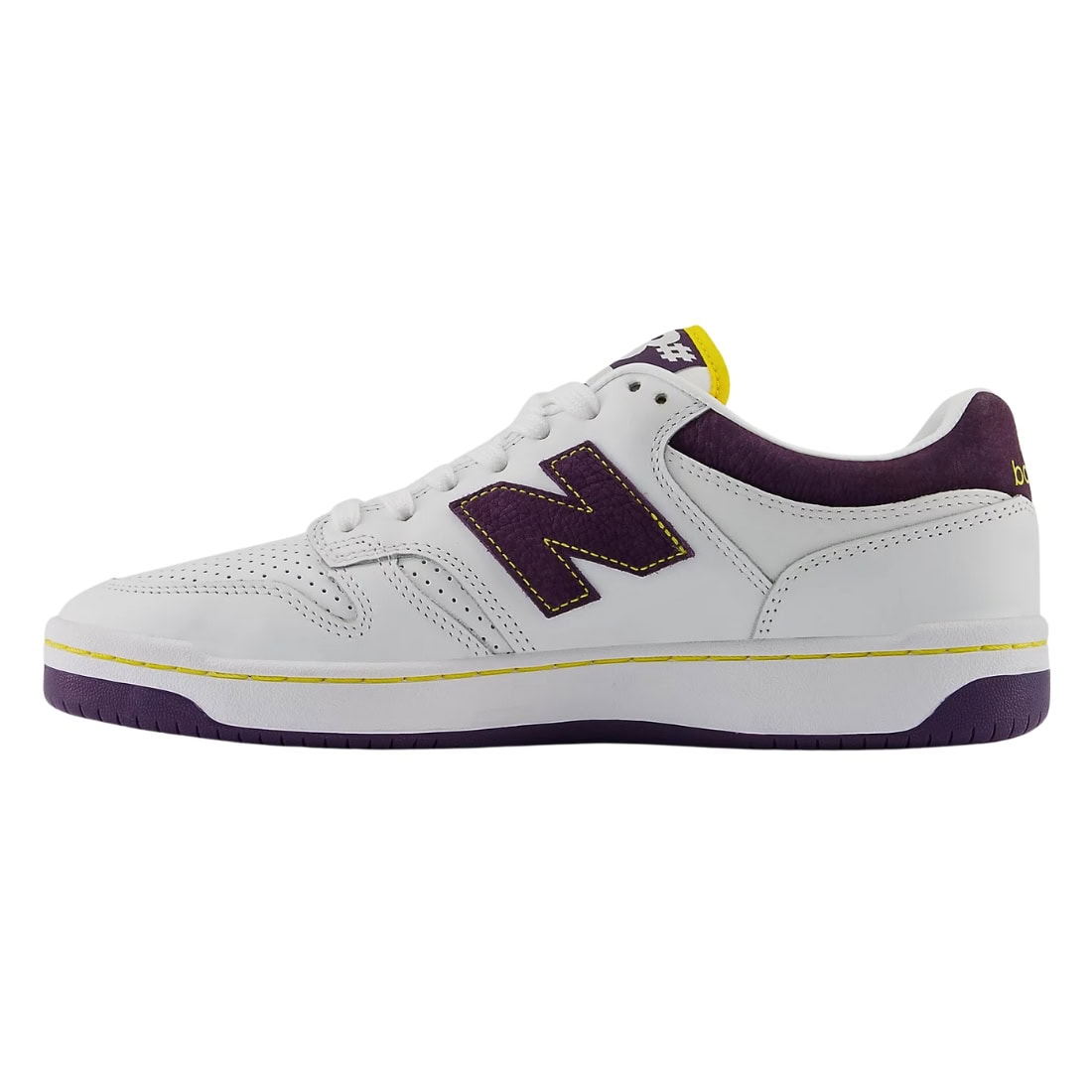 New Balance Numeric NM480 Lakers Skate Shoes - White/Purple - Mens Skate Shoes by New Balance Numeric