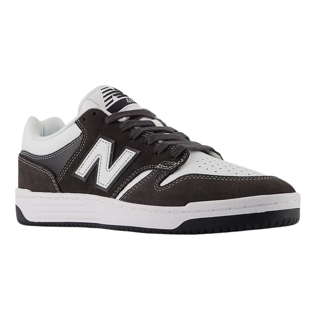 New Balance Numeric NM480 Skate Shoes - Black Cement/White - Mens Skate Shoes by New Balance Numeric