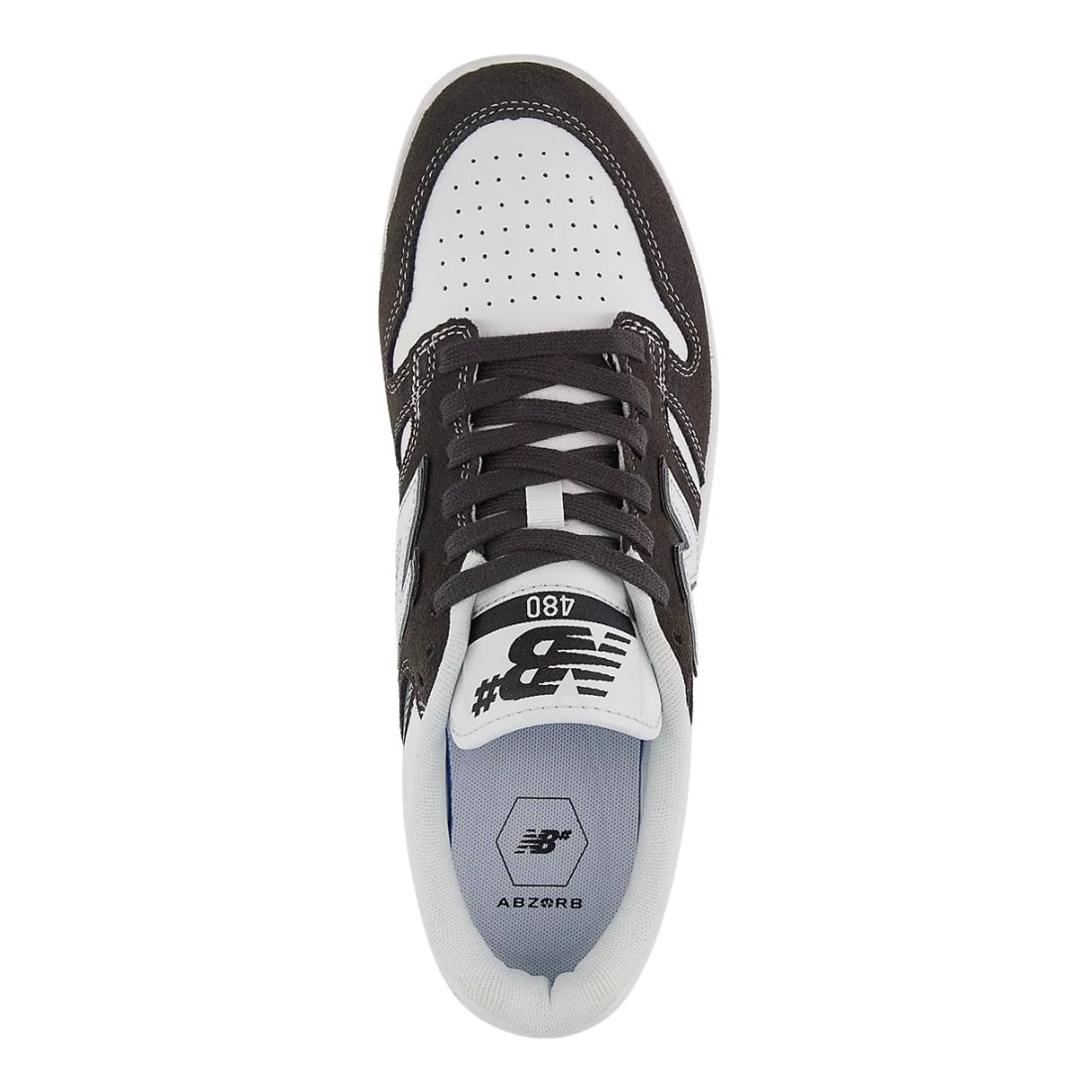 New Balance Numeric NM480 Skate Shoes - Black Cement/White - Mens Skate Shoes by New Balance Numeric