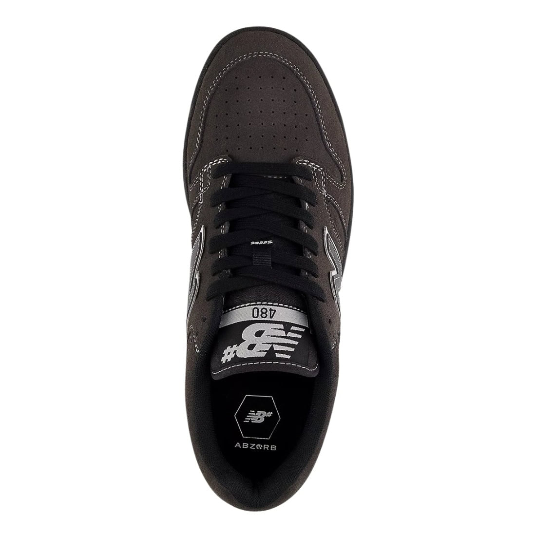 New Balance Numeric NM480 Skate Shoes - Dark Grey/Black Cement - Mens Skate Shoes by New Balance Numeric