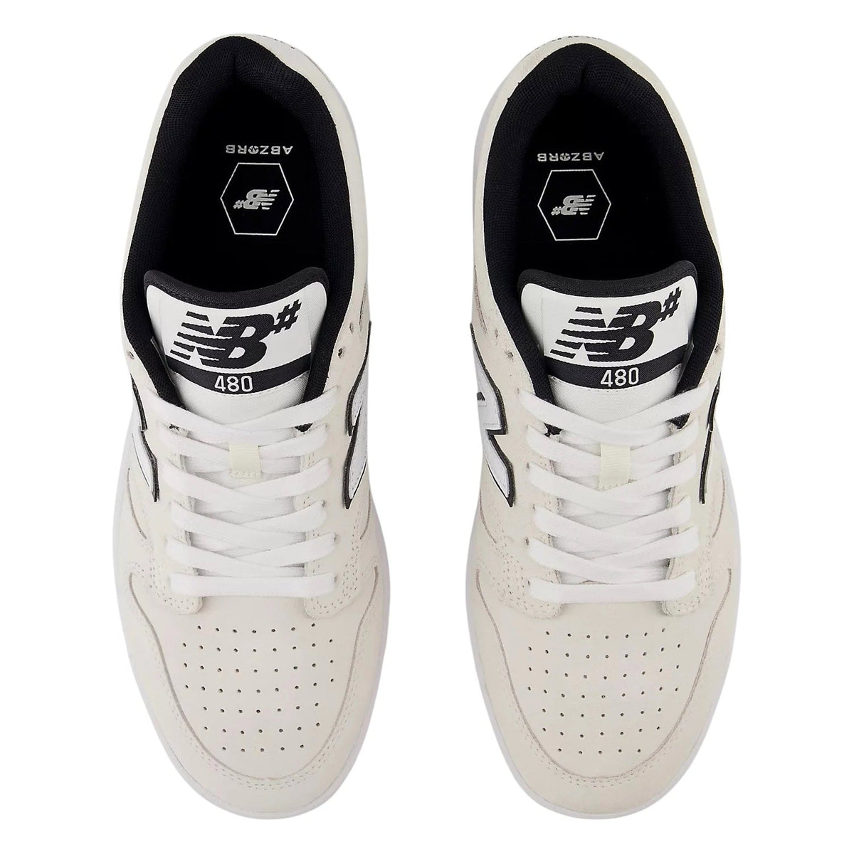 New Balance Numeric NM480 Skate Shoes - White/Black - Mens Skate Shoes by New Balance Numeric