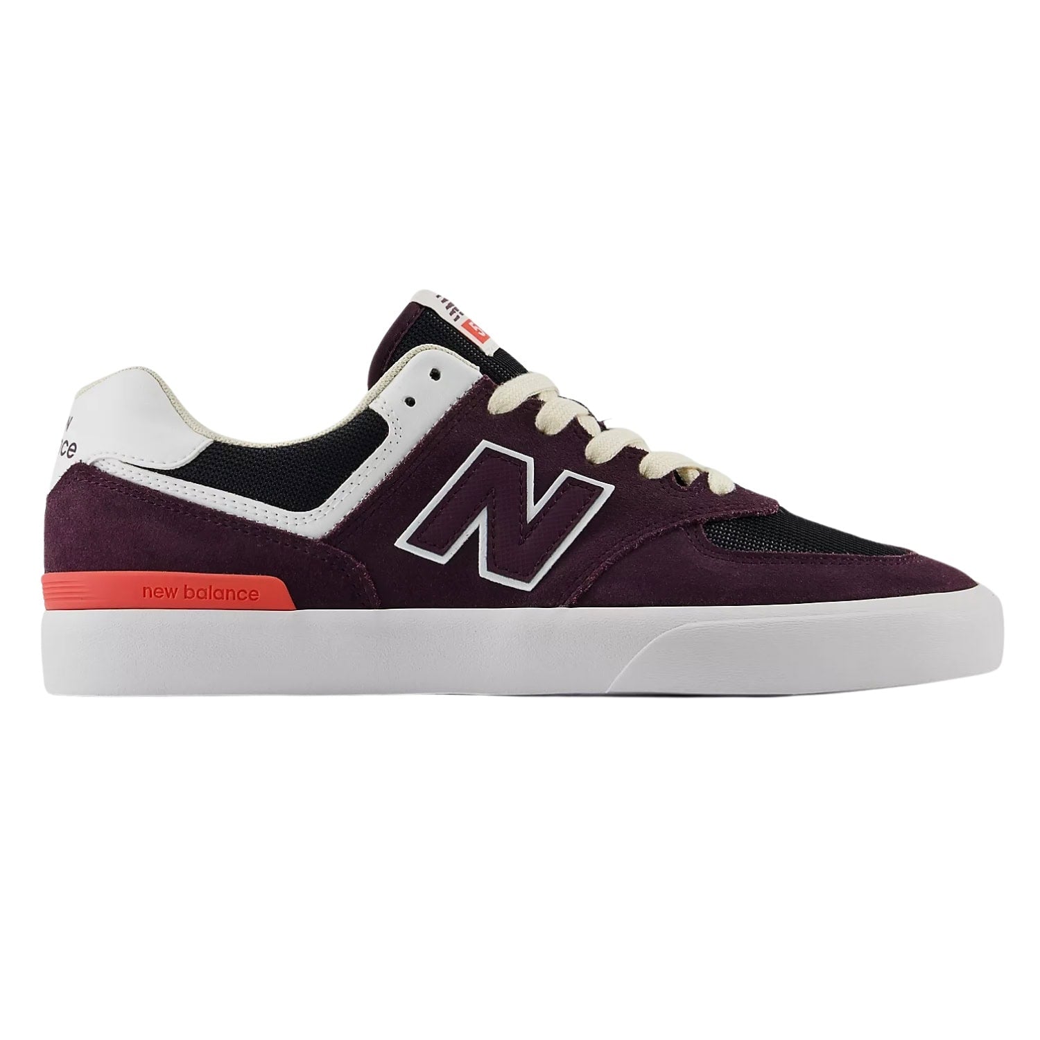 New Balance Numeric NM574 Skate Shoes - Plum/Brown/White - Mens Skate Shoes by New Balance Numeric