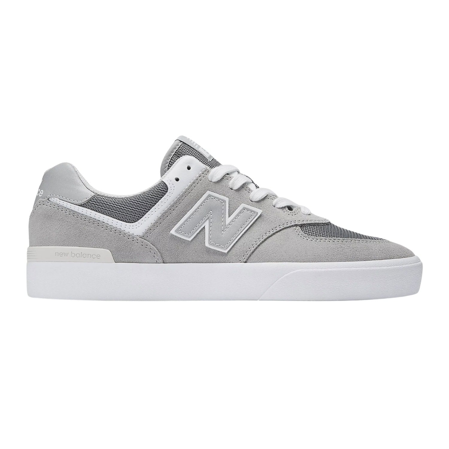 New Balance Numeric NM574 Vulc Skate Shoes - Grey/White - Mens Skate Shoes by New Balance Numeric