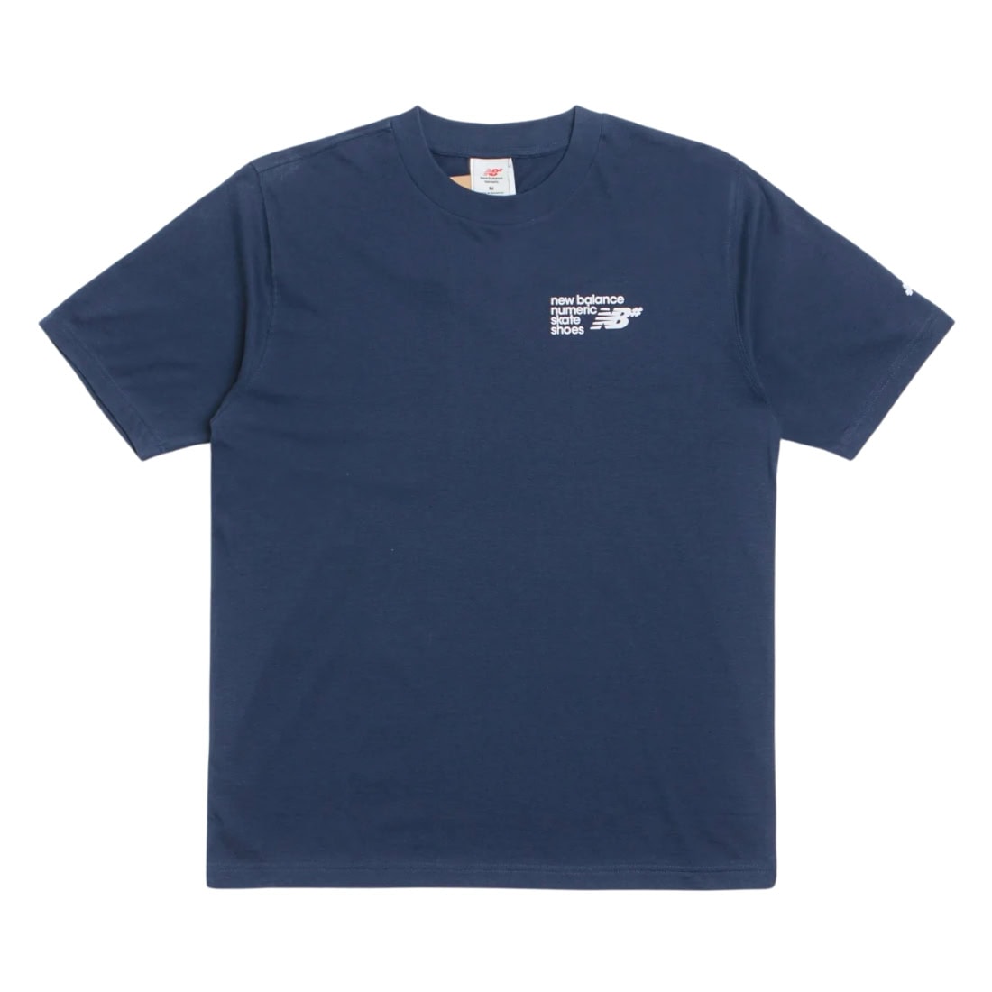 New Balance Numeric Small Logo T-Shirt - Navy - Mens Graphic T-Shirt by New Balance Numeric