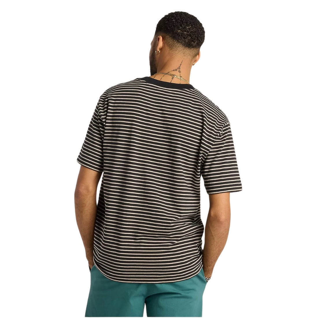 New Balance Numeric Stripe T-Shirt - Black - Mens Graphic T-Shirt by New Balance Numeric