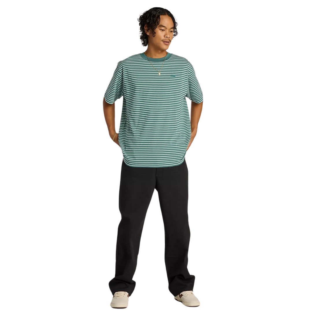 New Balance Numeric Stripe T-Shirt - New Spruce - Mens Graphic T-Shirt by New Balance Numeric