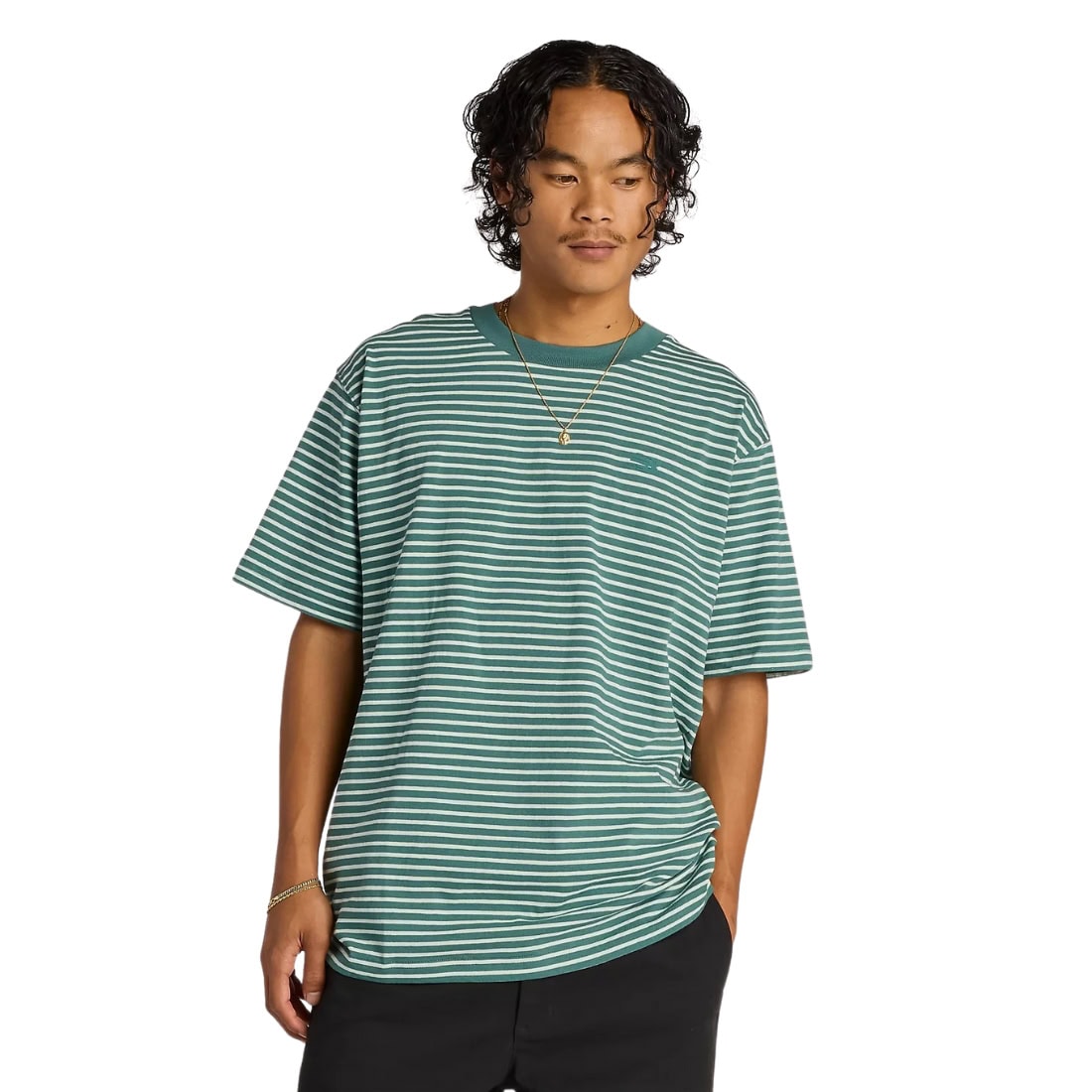 New Balance Numeric Stripe T-Shirt - New Spruce - Mens Graphic T-Shirt by New Balance Numeric