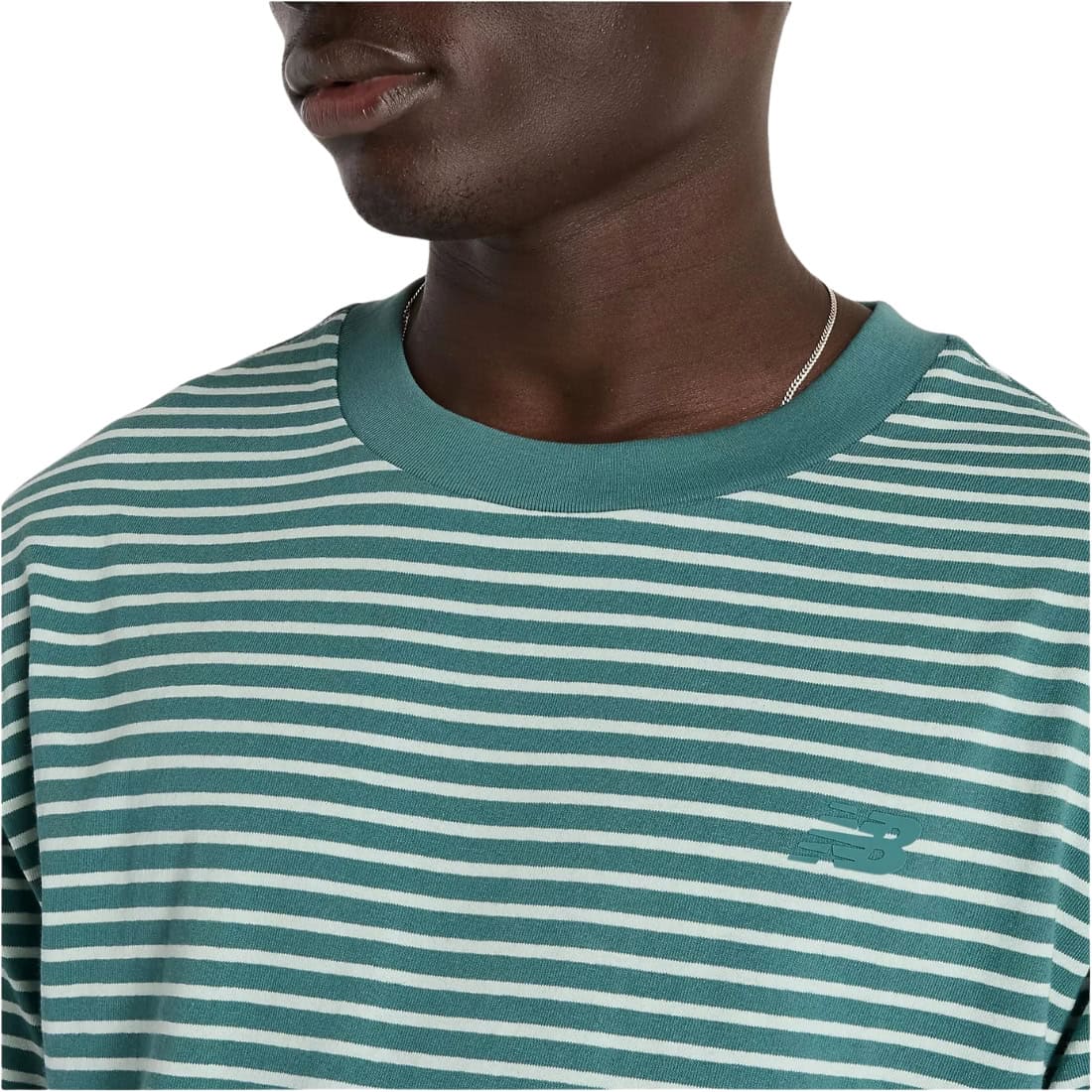 New Balance Numeric Stripe T-Shirt - New Spruce - Mens Graphic T-Shirt by New Balance Numeric