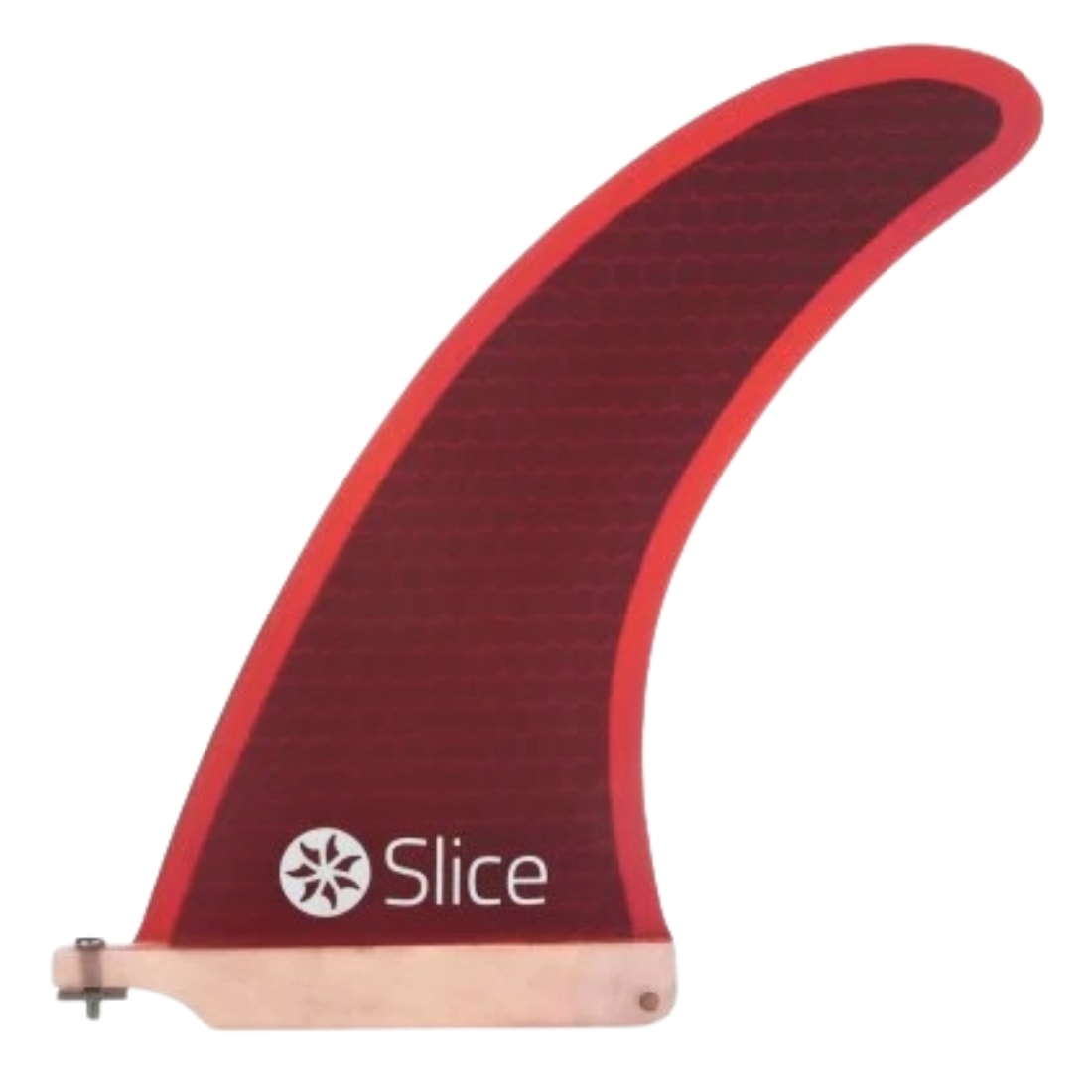 Northcore RTM Hexcore 9&quot; Longboard Surfbord Centre Fin - Red