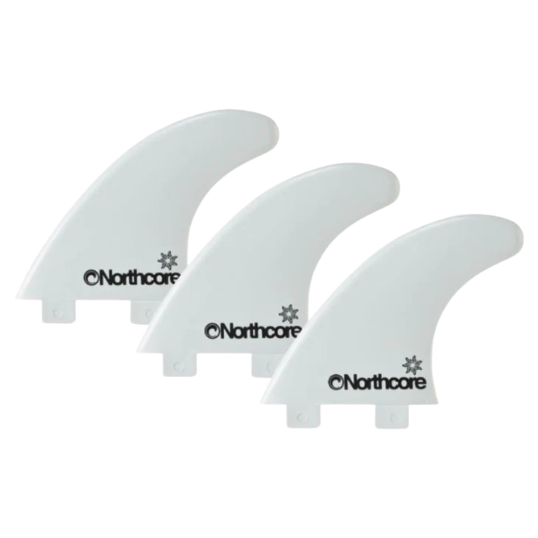 Northcore Slice S5 Essentials FCS Compatible Surfboard Fins - White