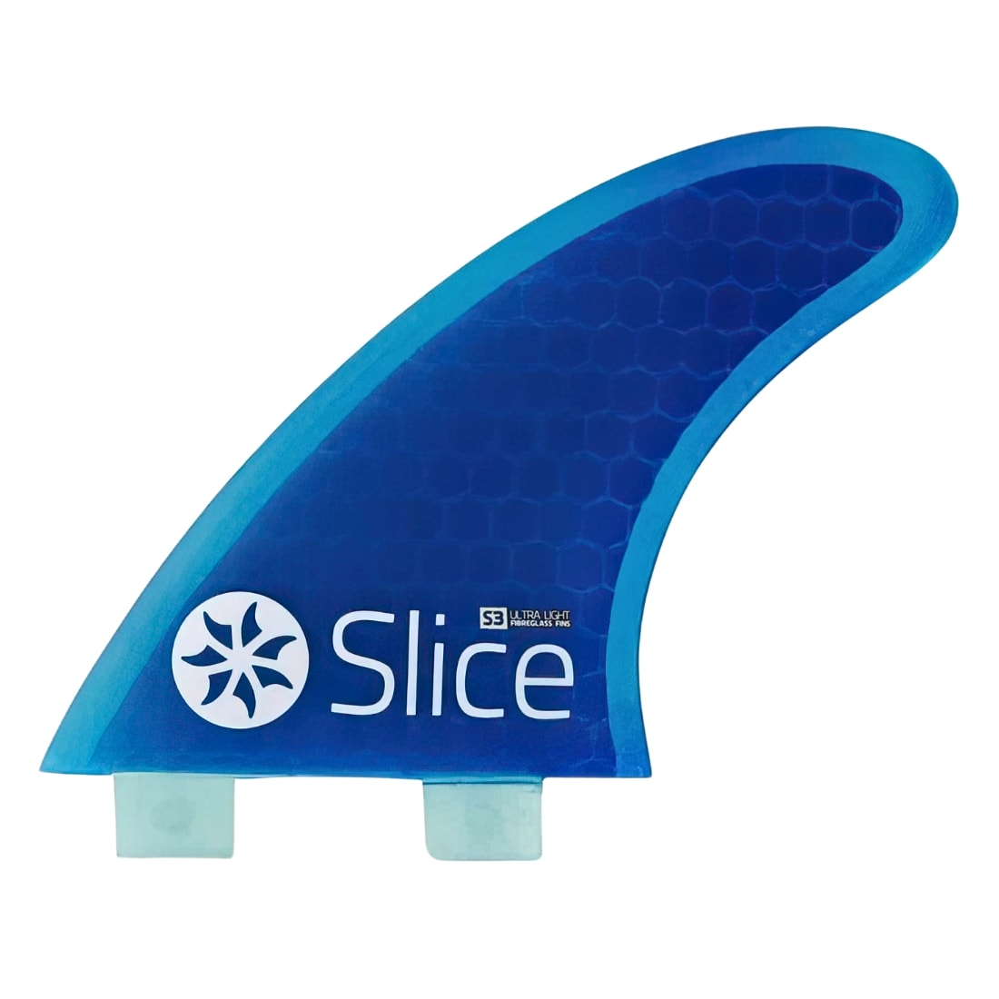 Northcore Slice Ultralight Hex Core S3 FCS Compatible Surfboard Fins - Blue - FCS 1 Fins by Northcore Small Fins