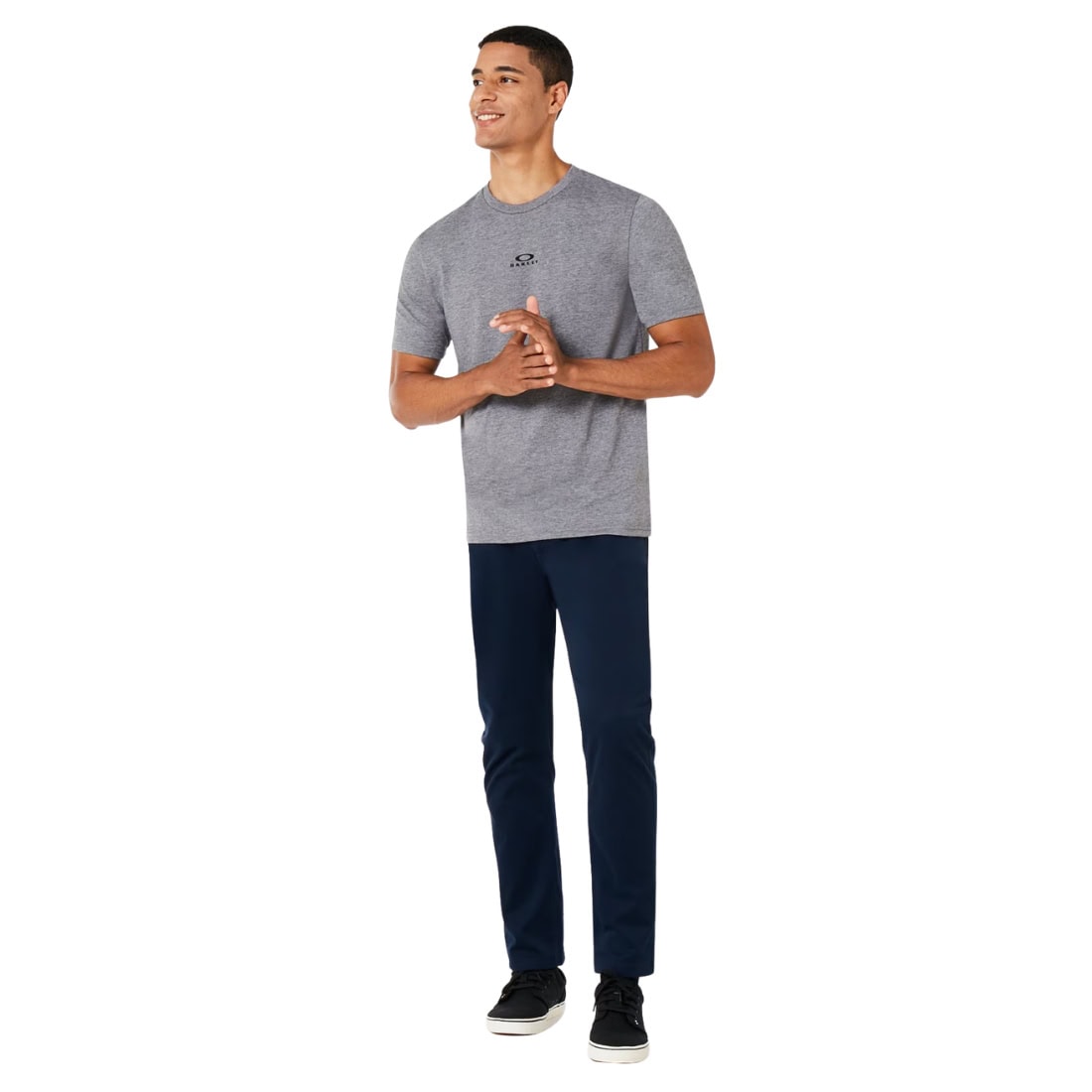 Oakley Bark New T-Shirt - Athletic Heather Grey - Mens Graphic T-Shirt by Oakley