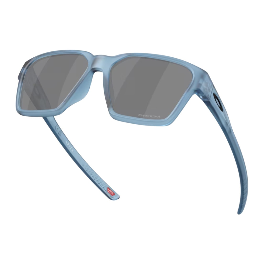 Oakley Briza Sunglasses - Matte Trans Stonewash/Prizm Black Iridium - Square/Rectangular Sunglasses by Oakley